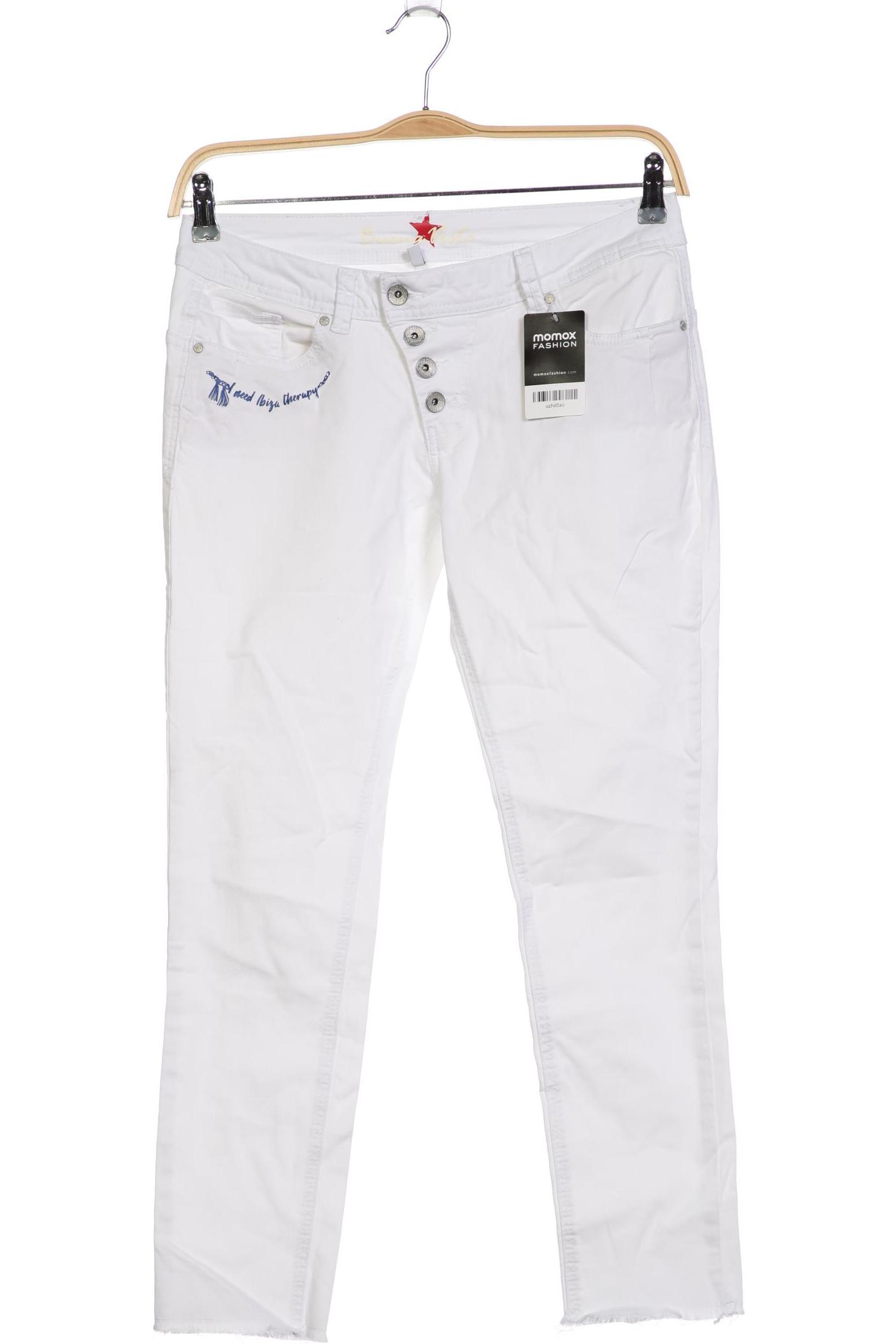 

Buena Vista Damen Jeans, weiß, Gr. 0