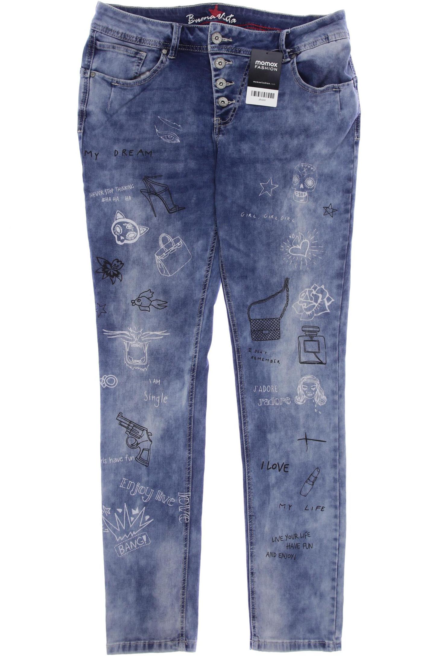 

Buena Vista Damen Jeans, blau, Gr. 0