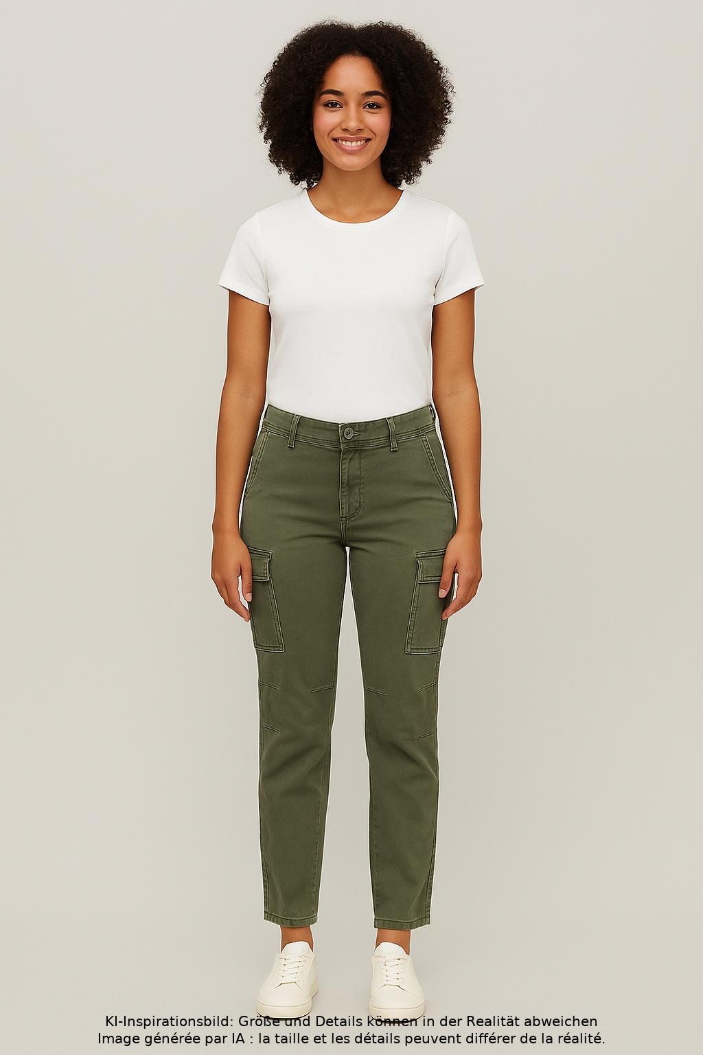 

Buena Vista Damen Jeans, grün, Gr. 0