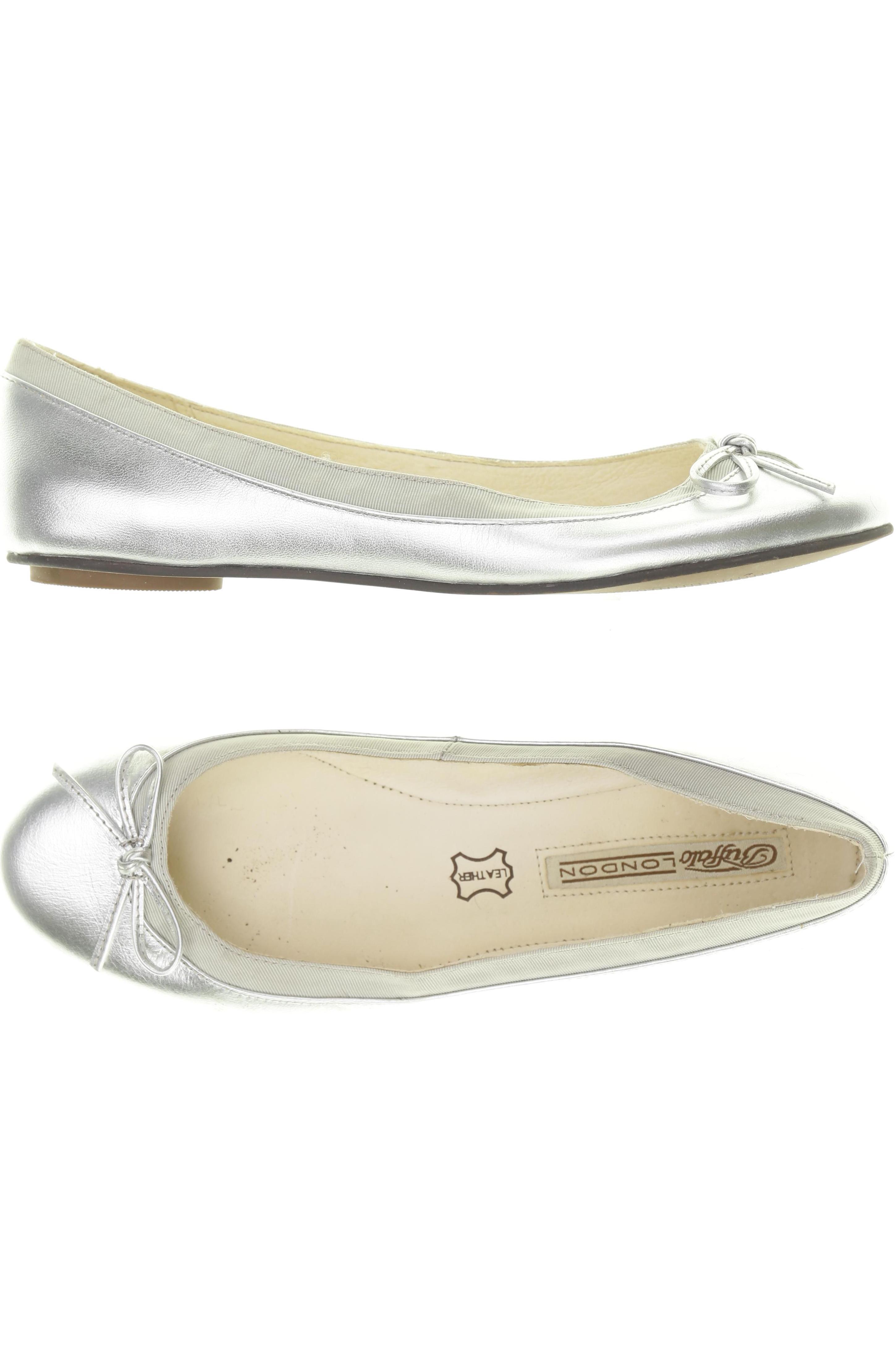 

Buffalo London Damen Ballerinas, silber, Gr. 38
