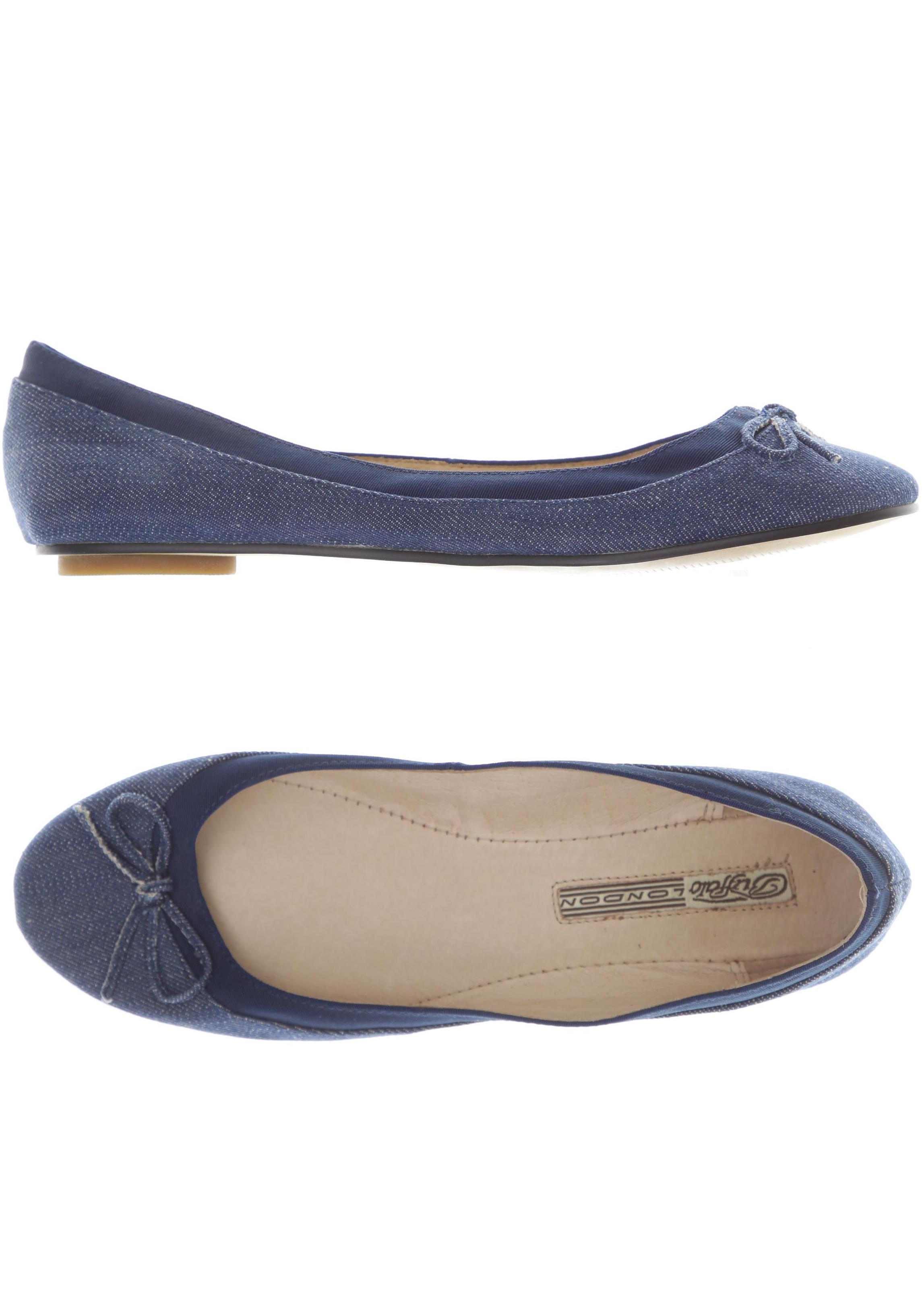 

Buffalo London Damen Ballerinas, blau, Gr. 38