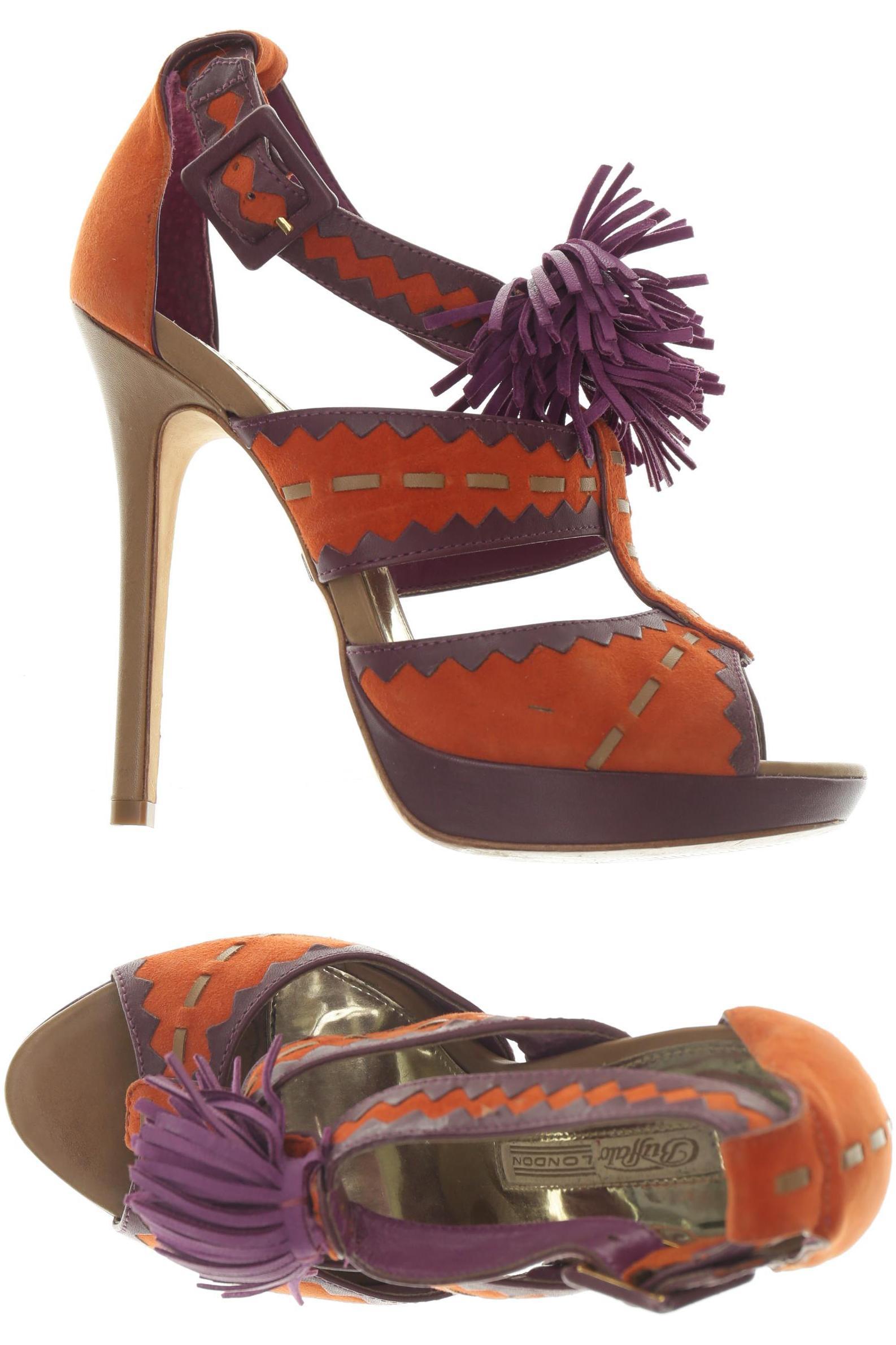 

Buffalo London Damen Sandale, orange, Gr. 37