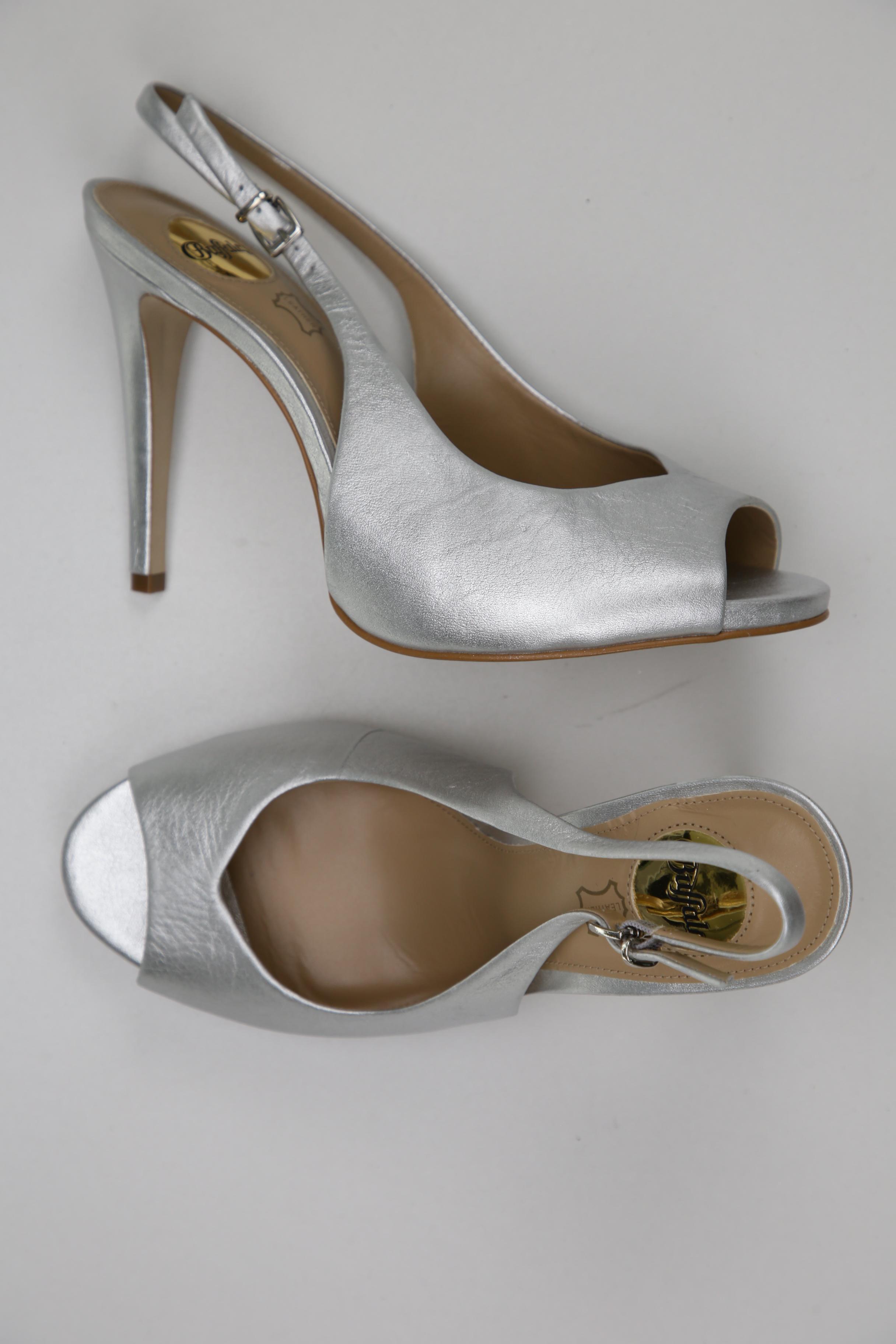 

Buffalo London Damen Sandale, silber, Gr. 41