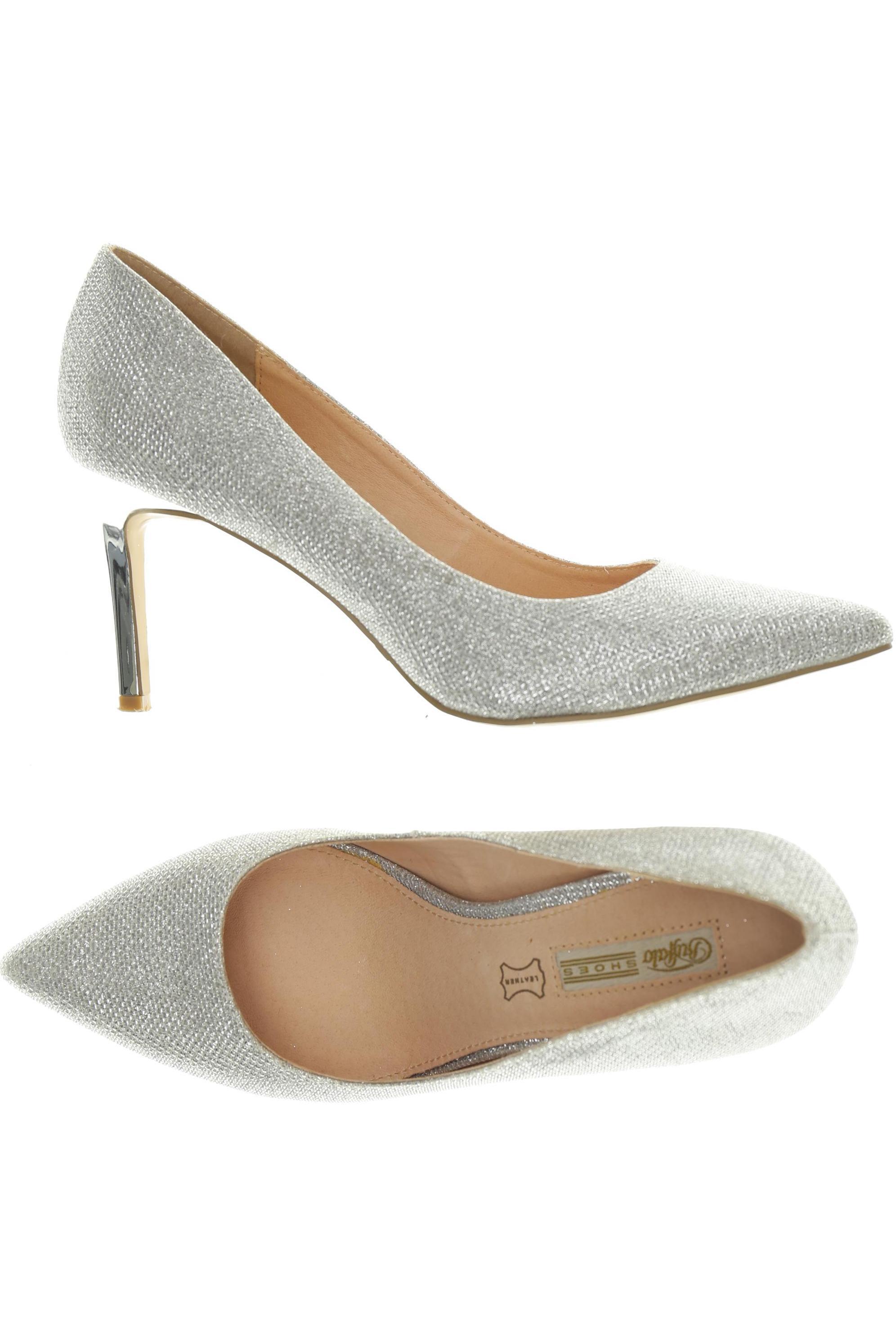 

Buffalo London Damen Pumps, silber, Gr. 40