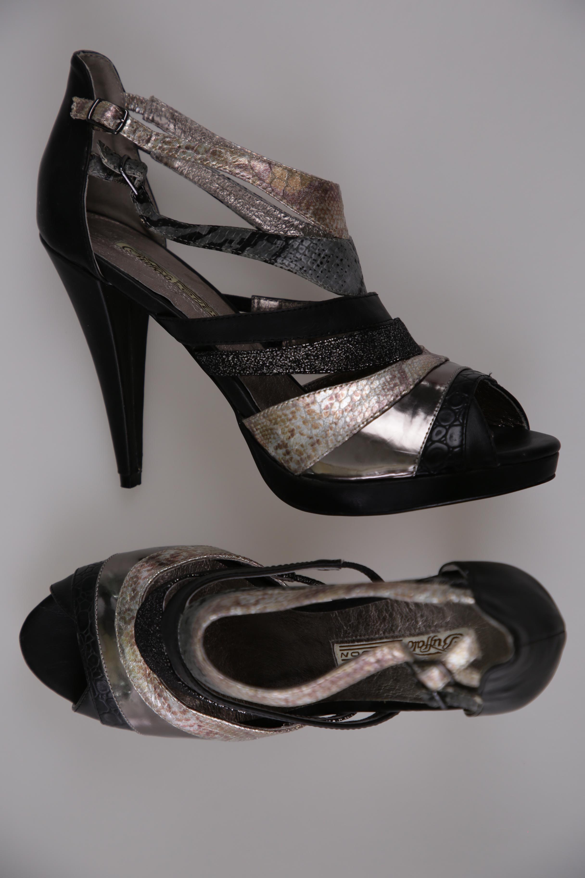 

Buffalo London Damen Sandale, schwarz, Gr. 40