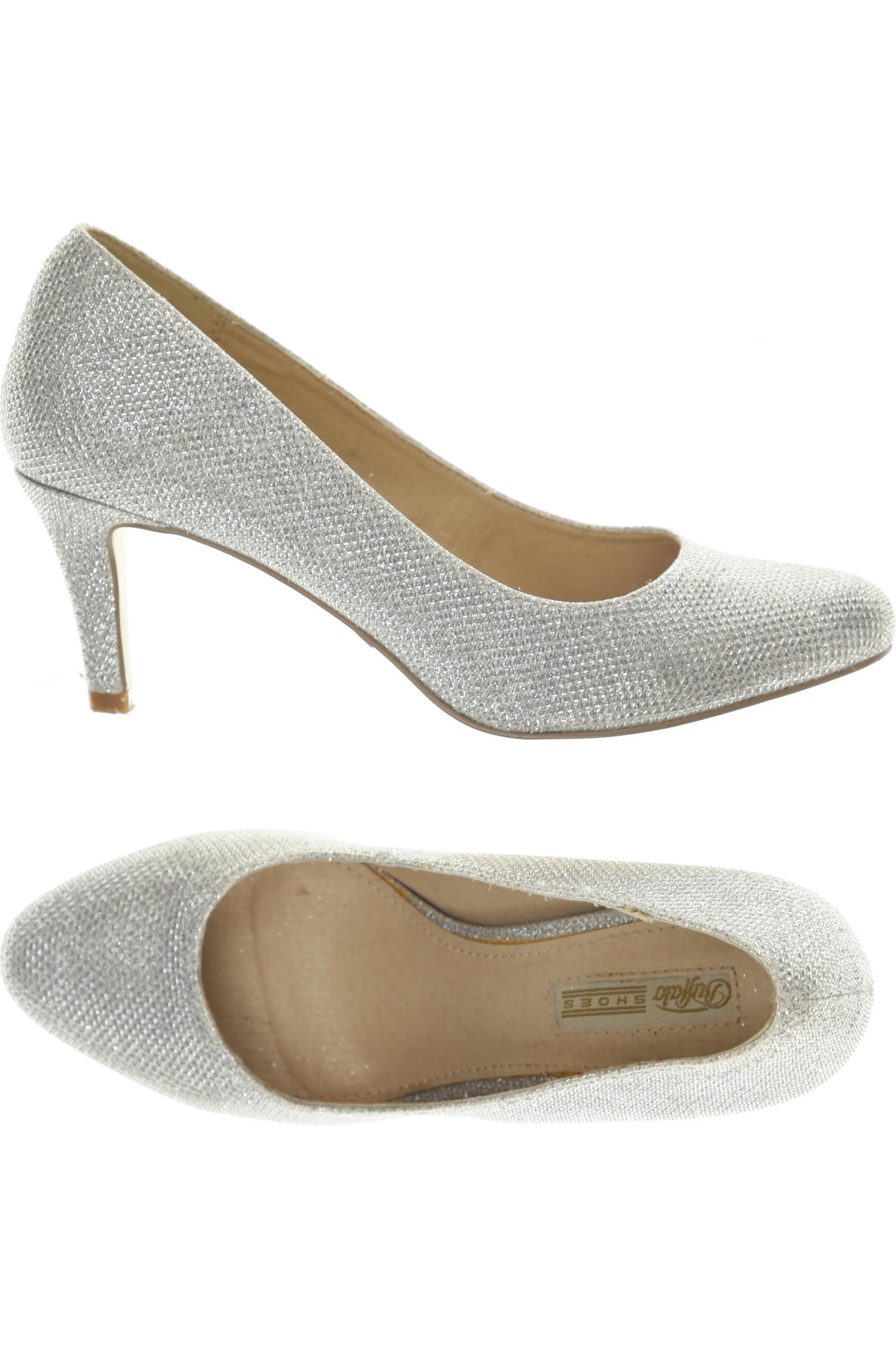 

Buffalo London Damen Pumps, silber, Gr. 36