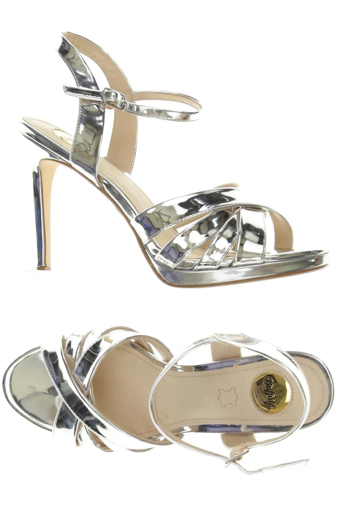 

Buffalo London Damen Sandale, silber, Gr. 42