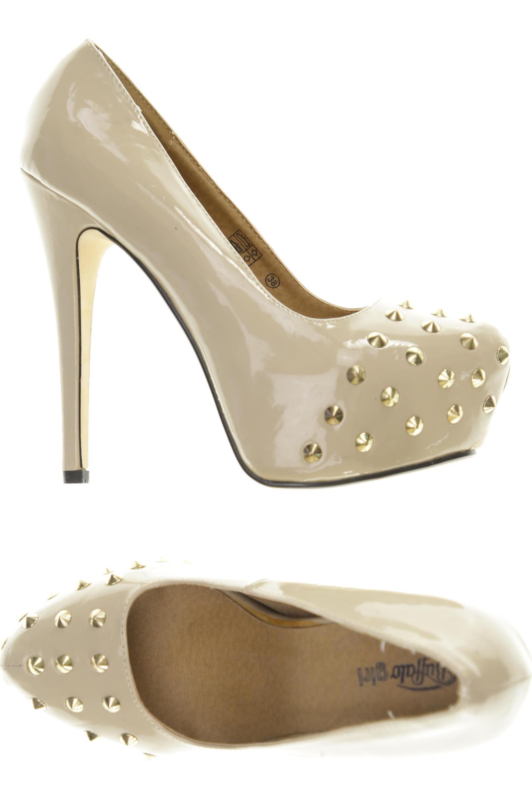 

Buffalo London Damen Pumps, beige, Gr. 38