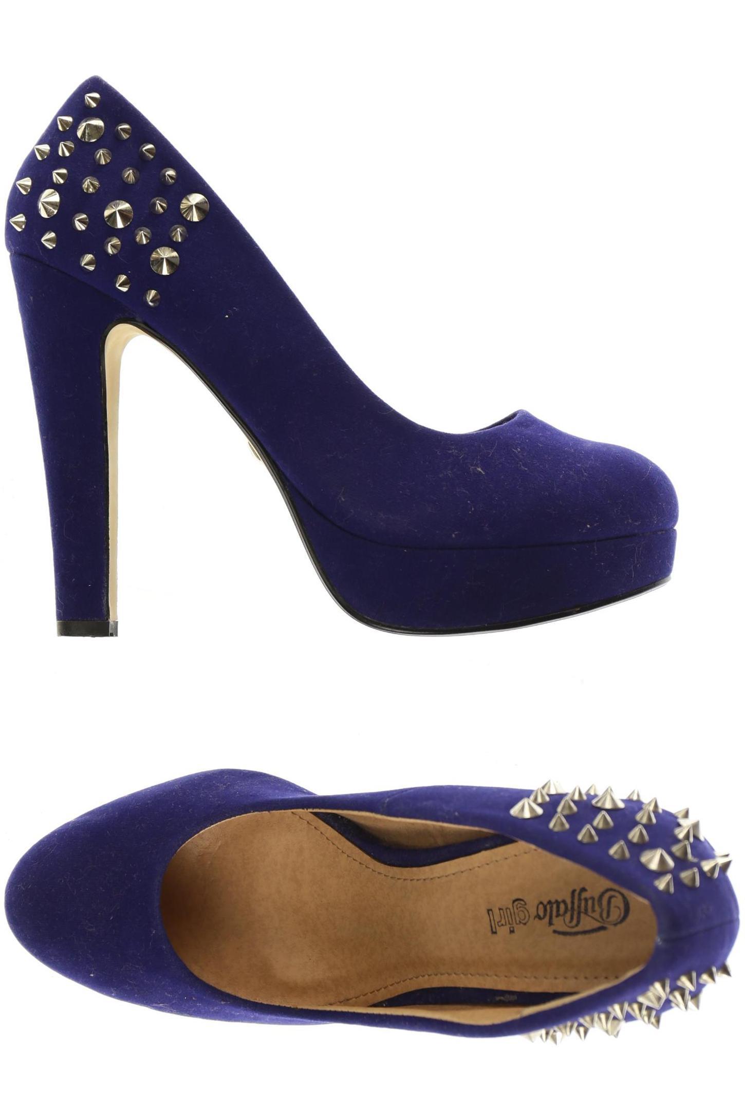 

Buffalo London Damen Pumps, blau, Gr. 38