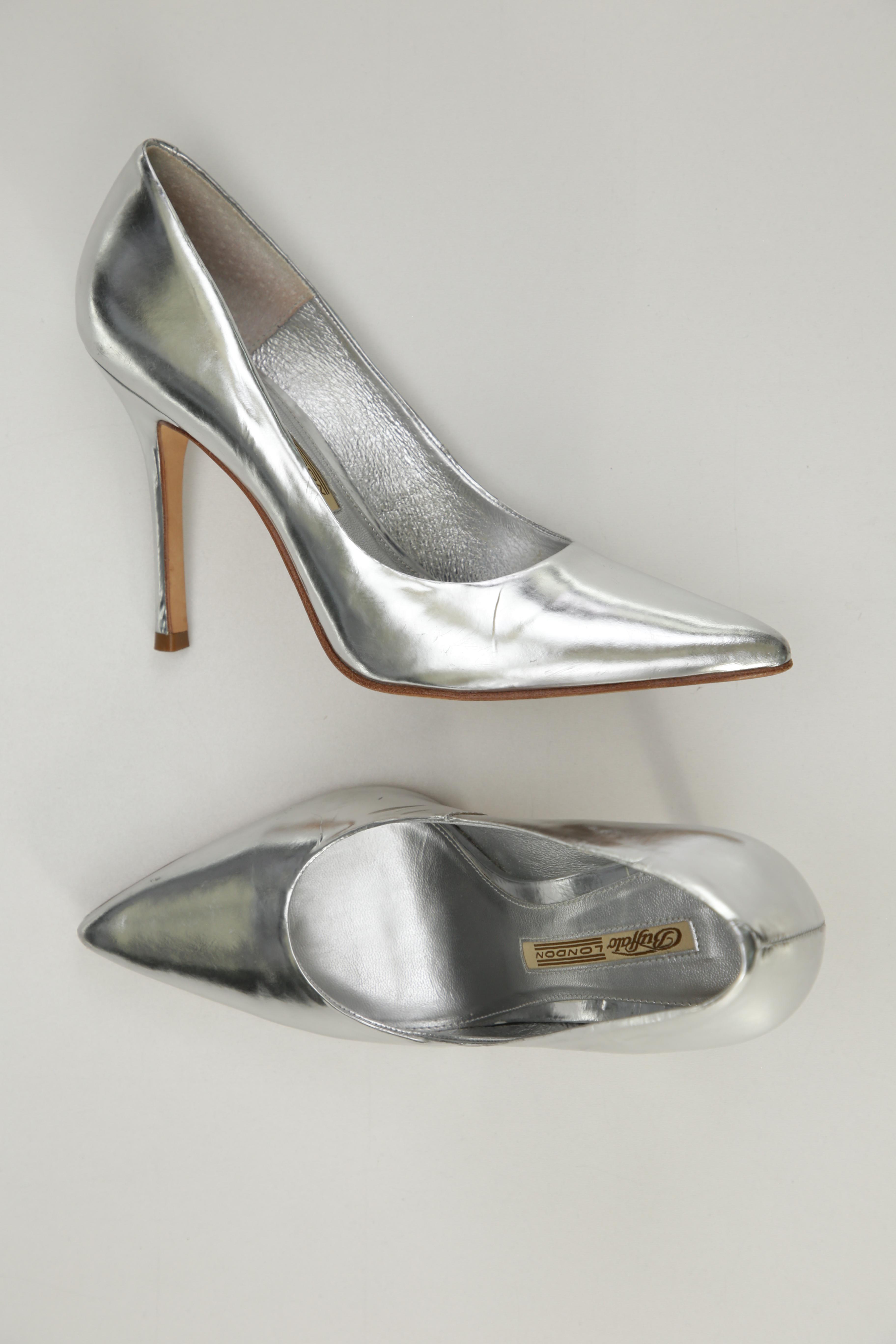 

Buffalo London Damen Pumps, silber, Gr. 39