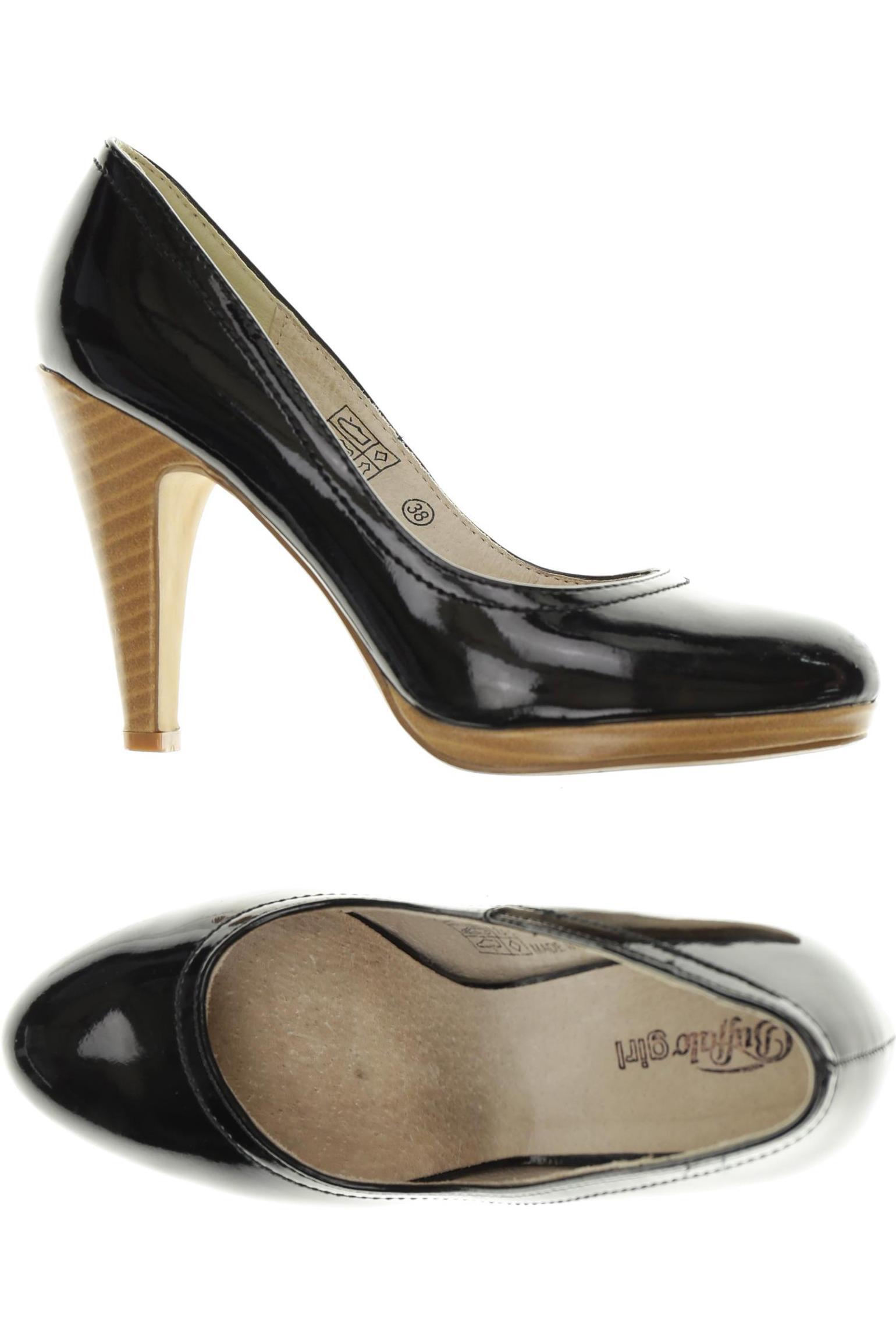 

Buffalo London Damen Pumps, schwarz, Gr. 38
