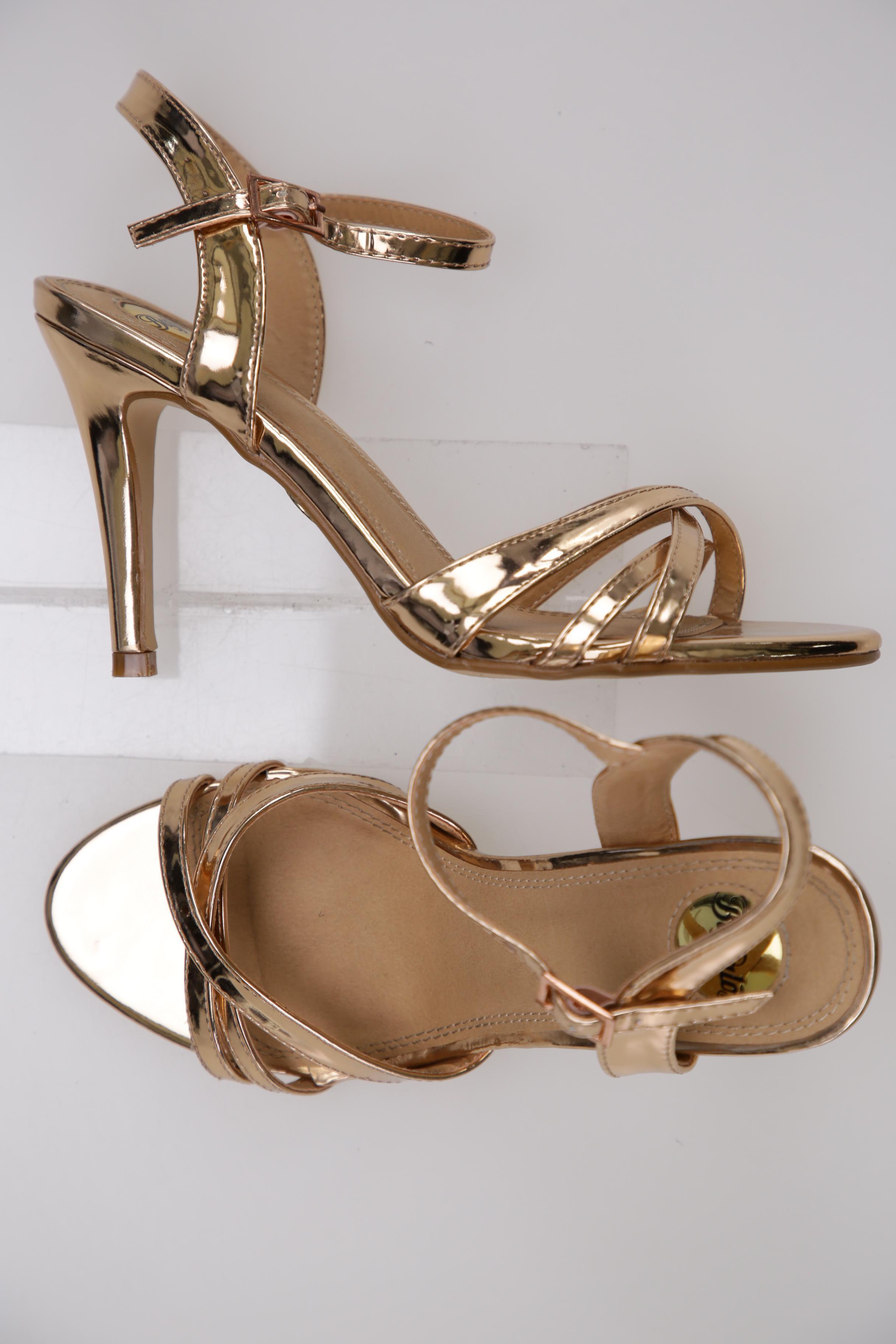 

Buffalo London Damen Sandale, beige, Gr. 38