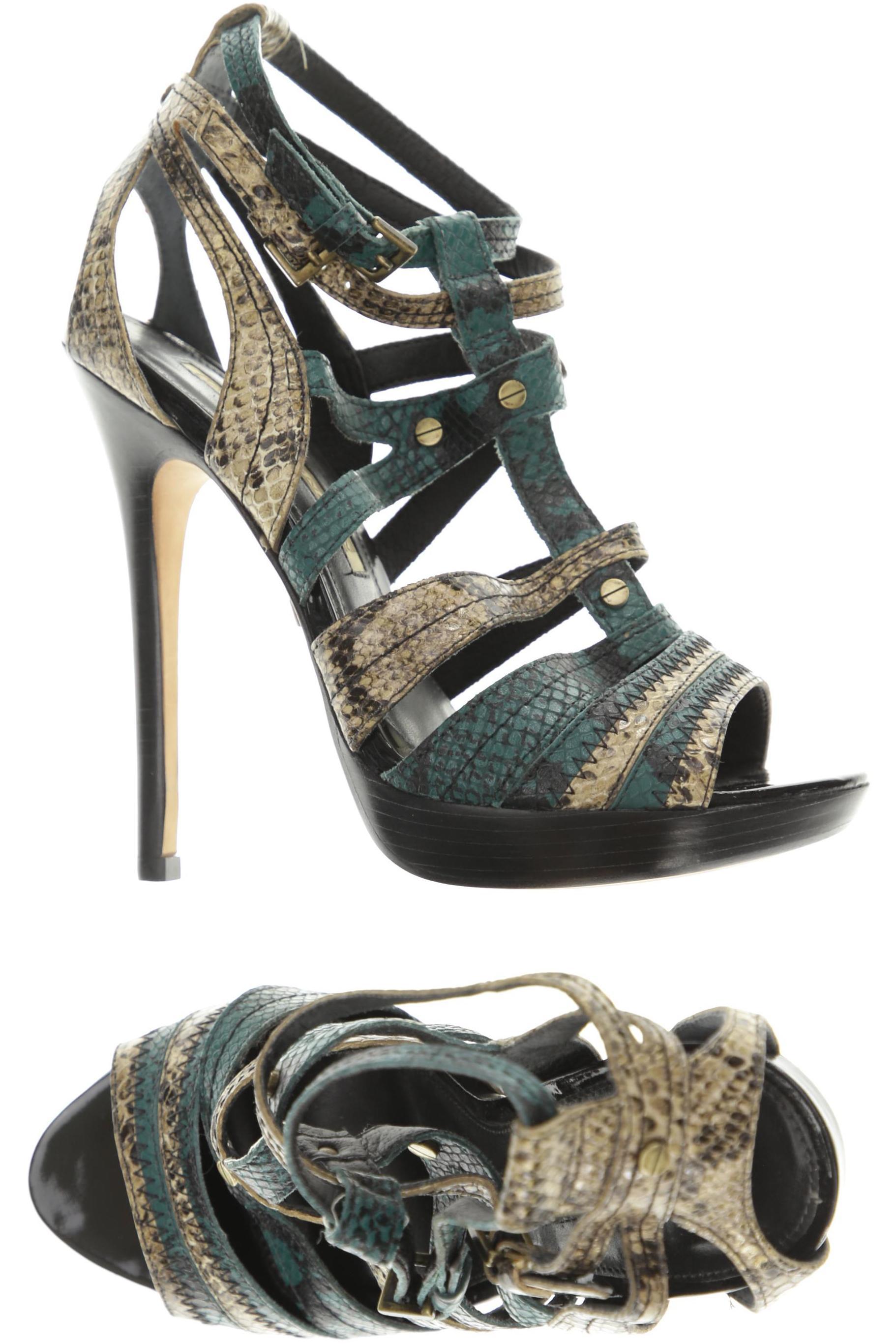 

Buffalo London Damen Sandale, türkis, Gr. 38