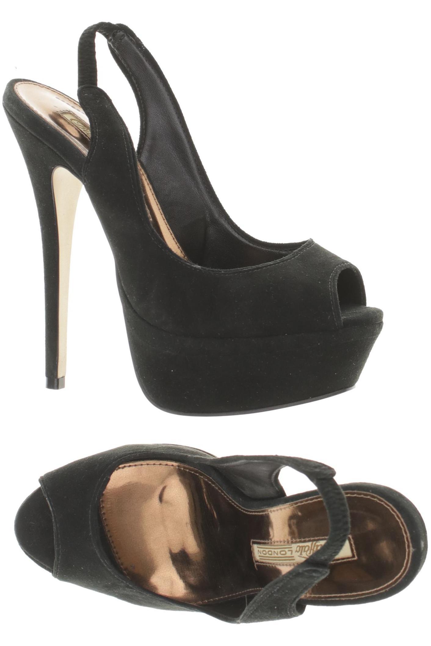 

Buffalo London Damen Sandale, schwarz, Gr. 38