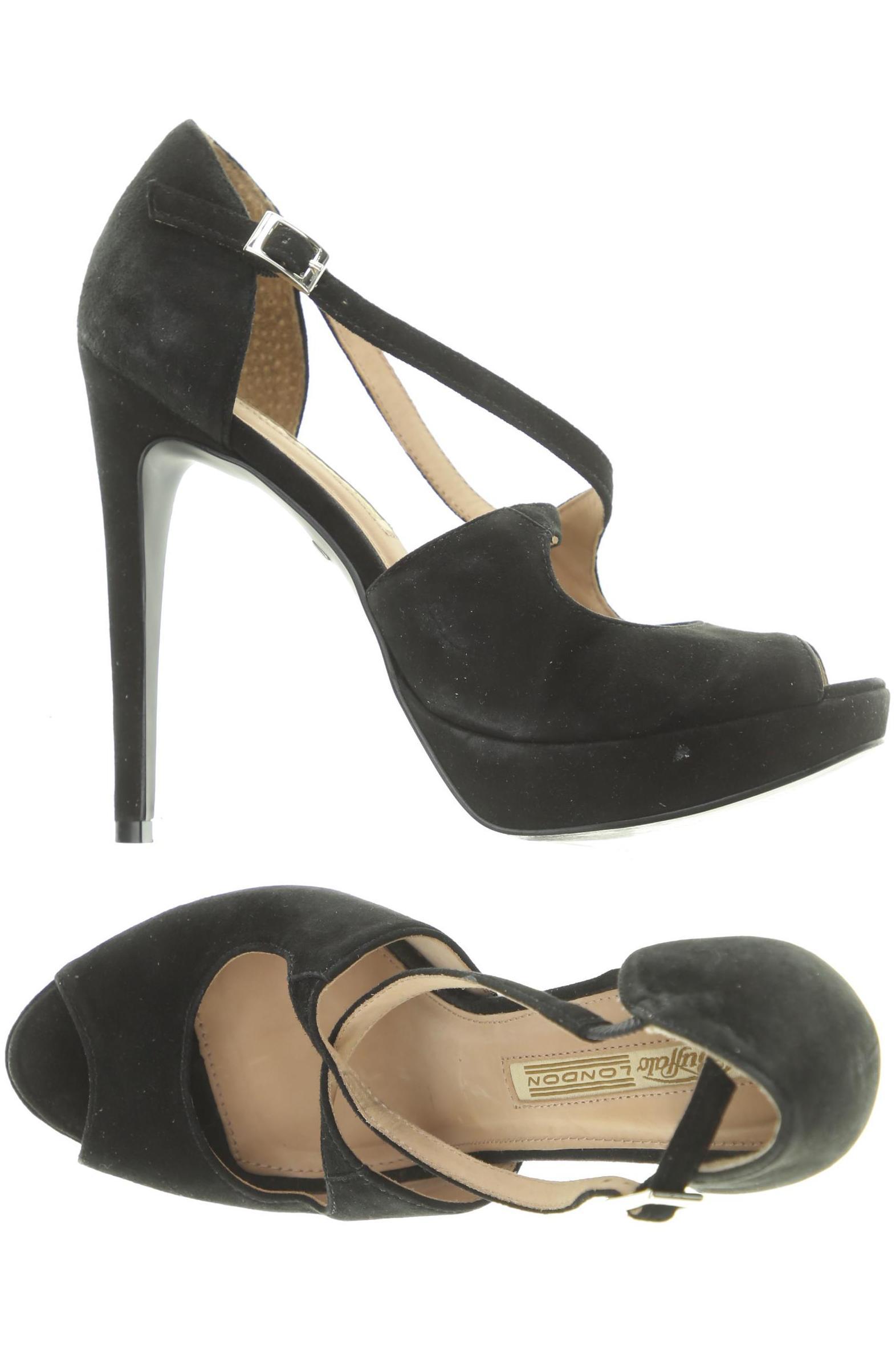 

Buffalo London Damen Sandale, schwarz, Gr. 38