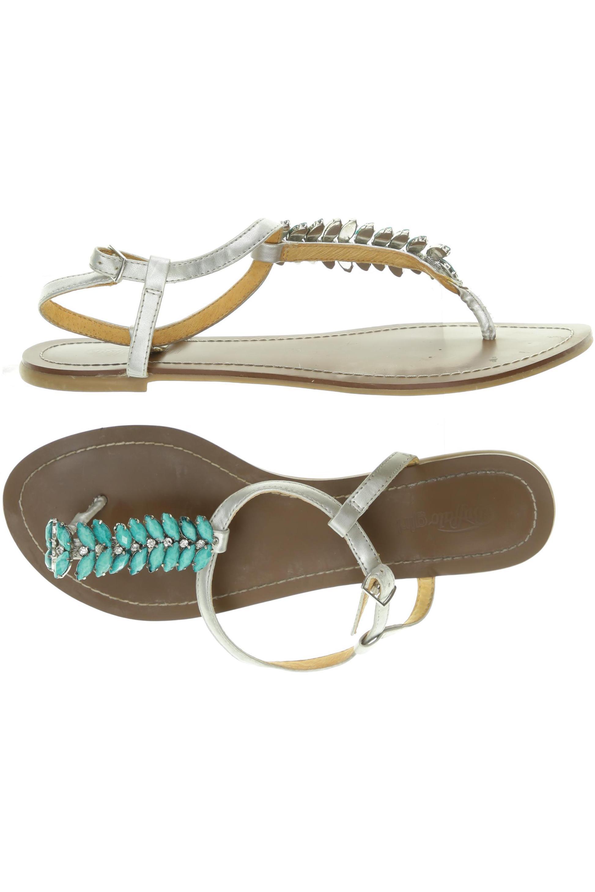 

Buffalo London Damen Sandale, türkis, Gr. 40