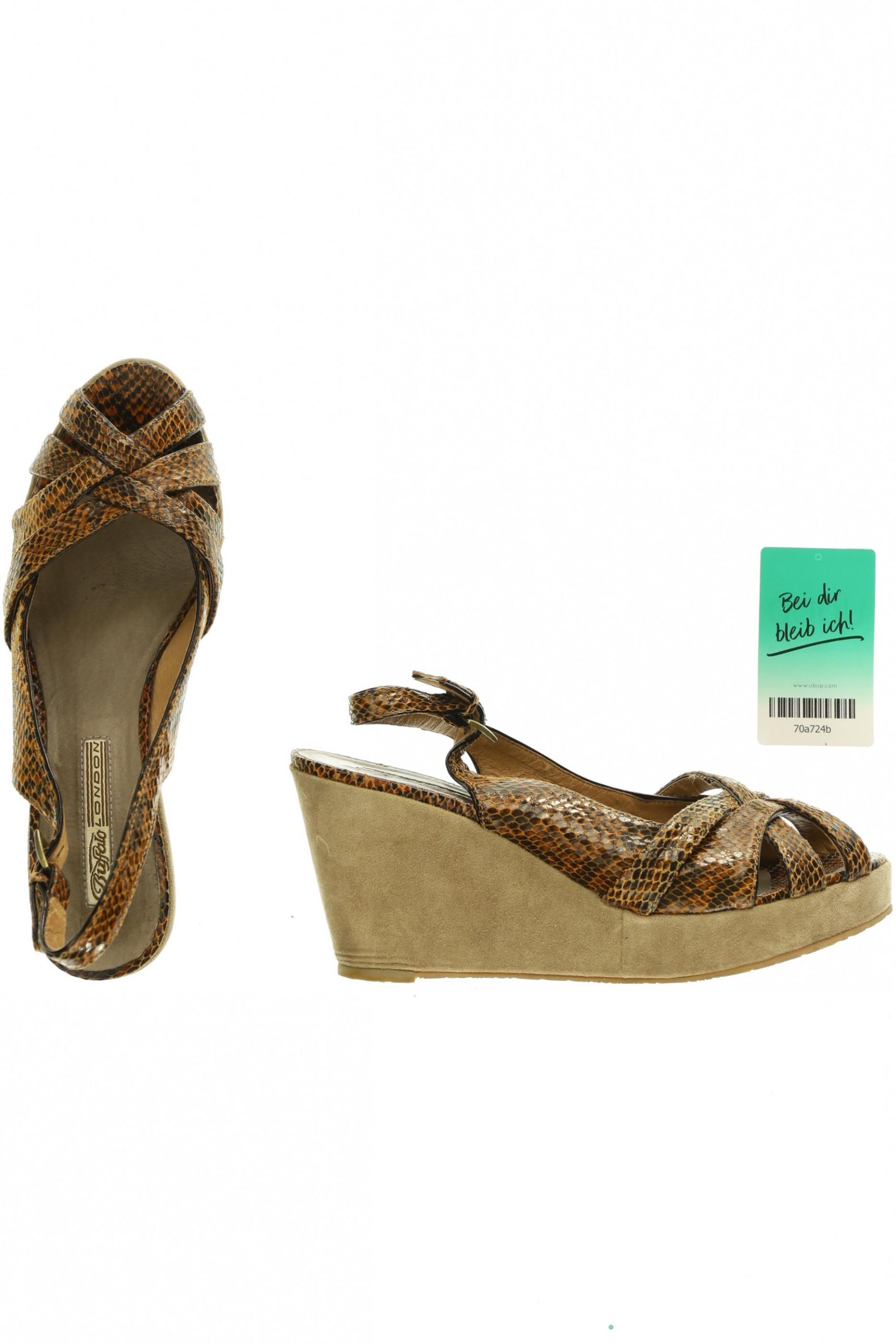 

Buffalo London Damen Sandale, braun, Gr. 38