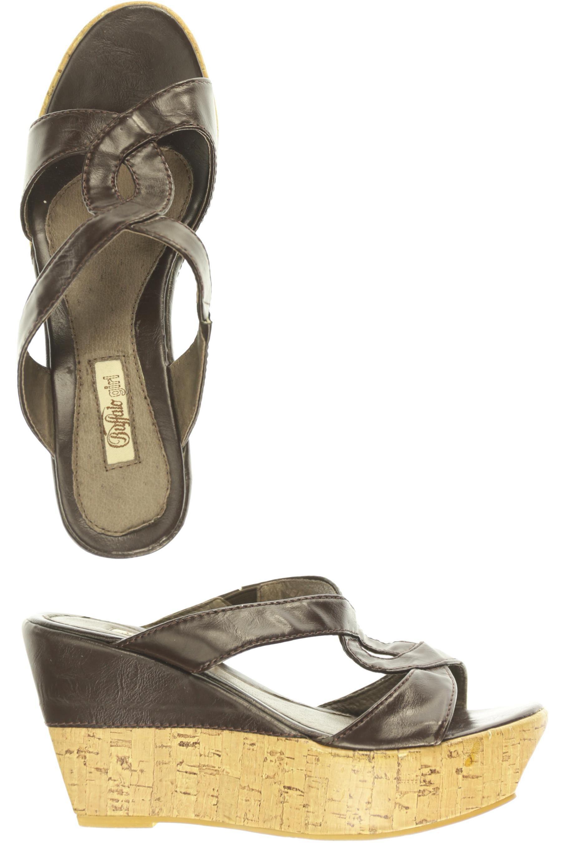 

Buffalo London Damen Sandale, braun, Gr. 40