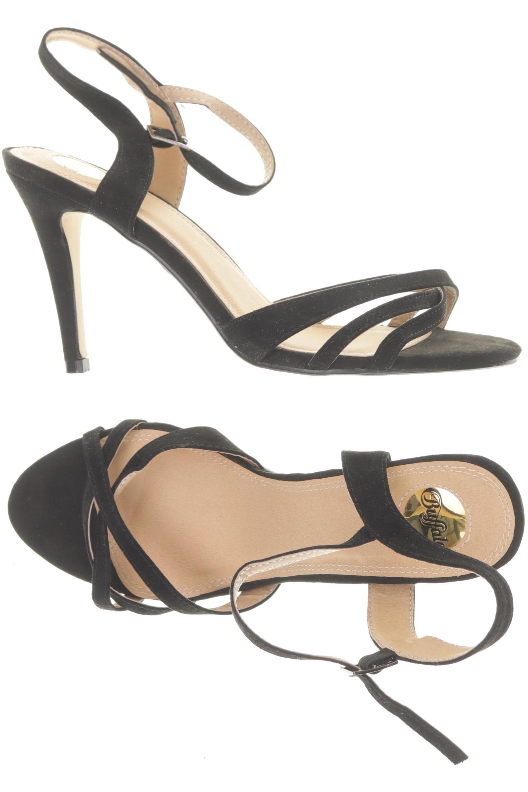 

Buffalo London Damen Sandale, schwarz, Gr. 40