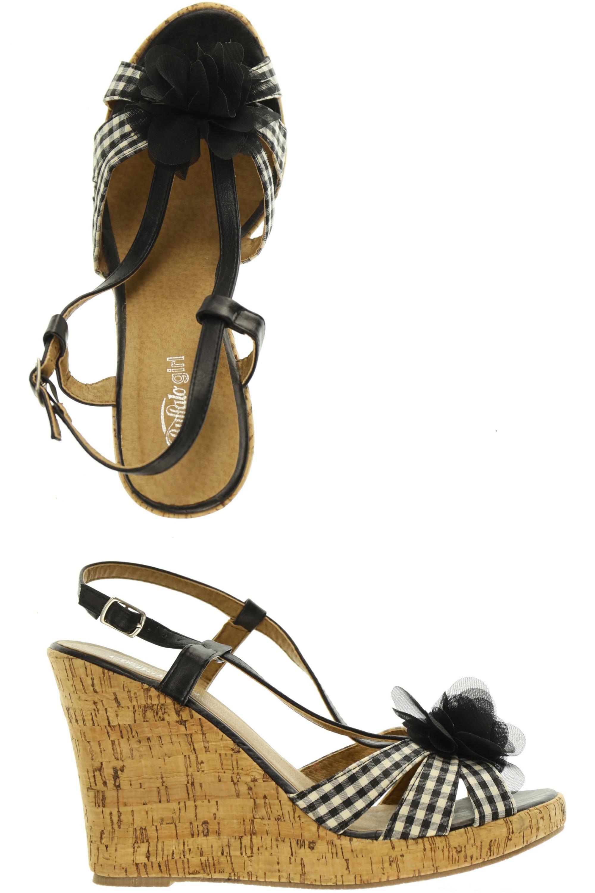 

Buffalo London Damen Sandale, schwarz, Gr. 41