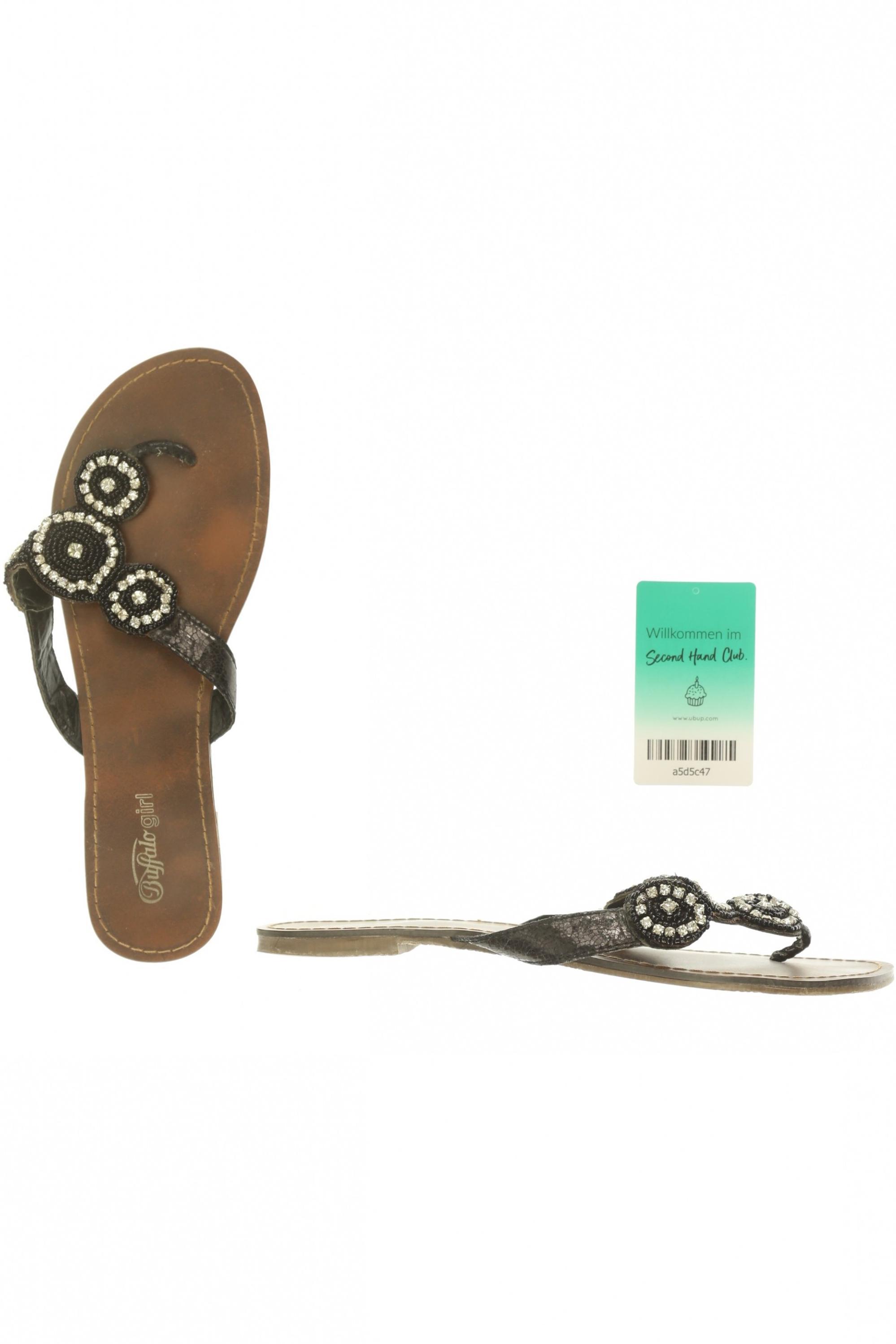 

Buffalo London Damen Sandale, schwarz, Gr. 38