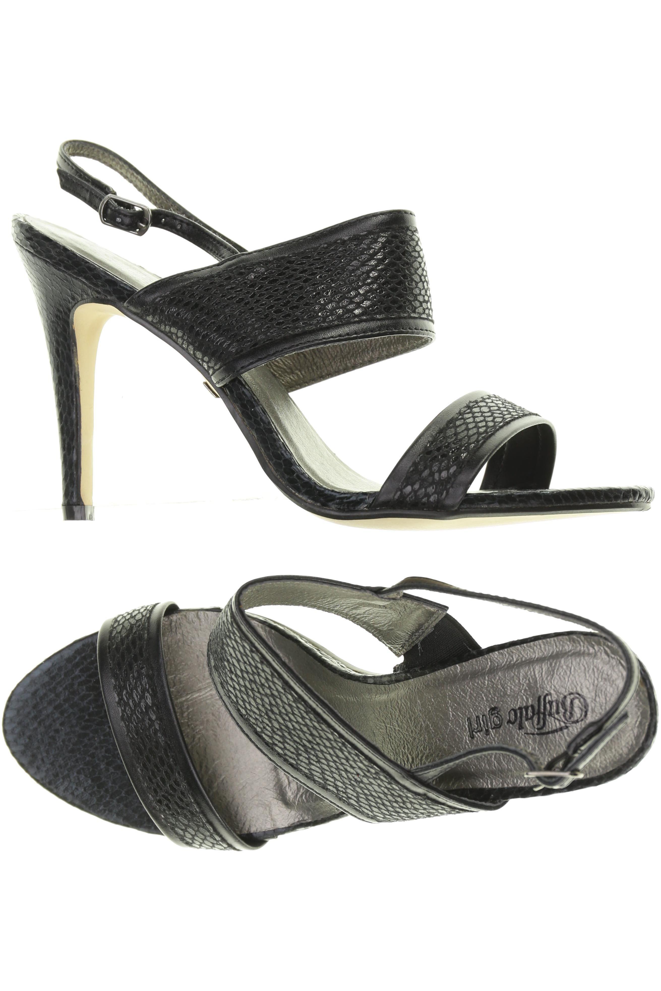 

Buffalo London Damen Sandale, schwarz, Gr. 39