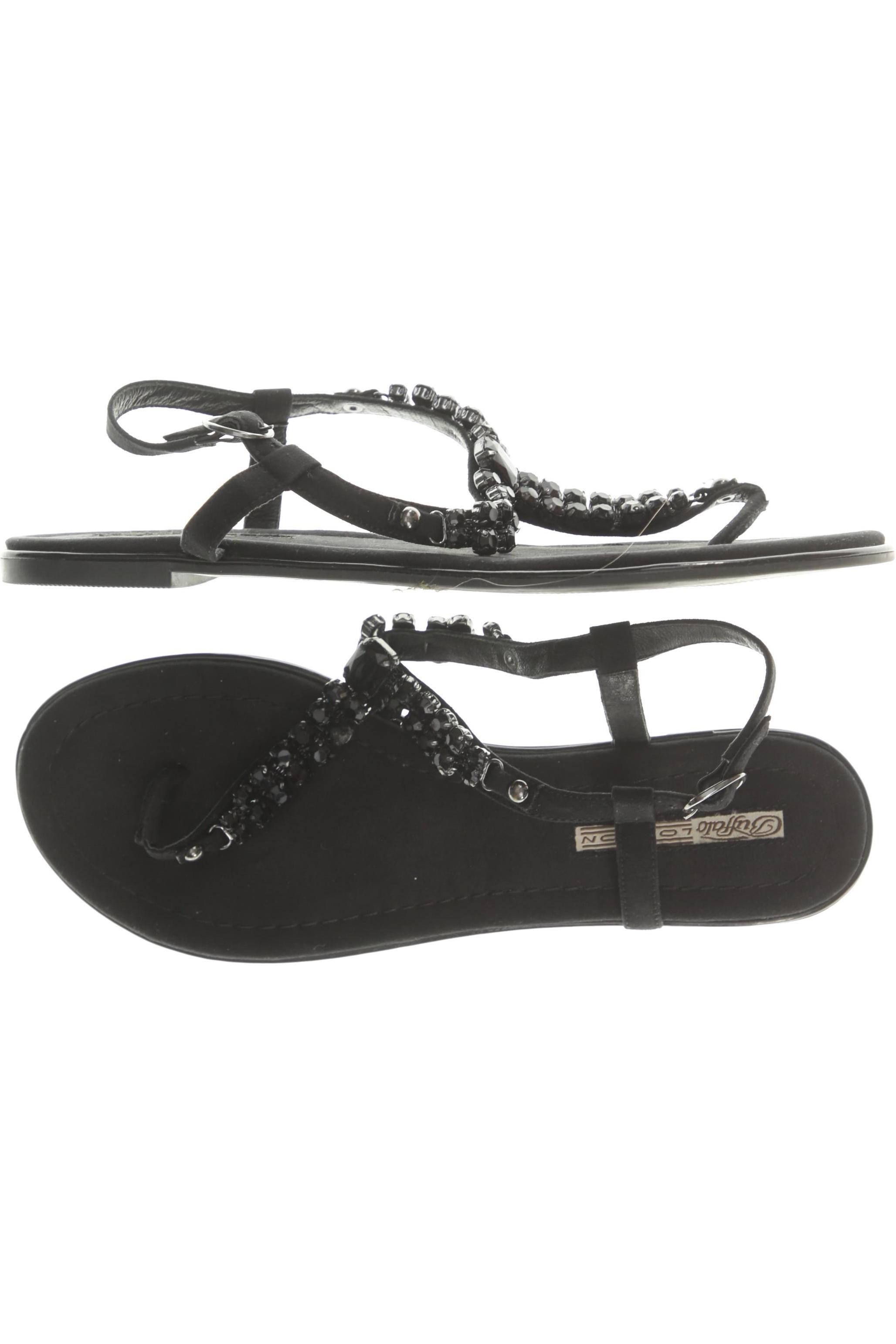 

Buffalo London Damen Sandale, schwarz, Gr. 41