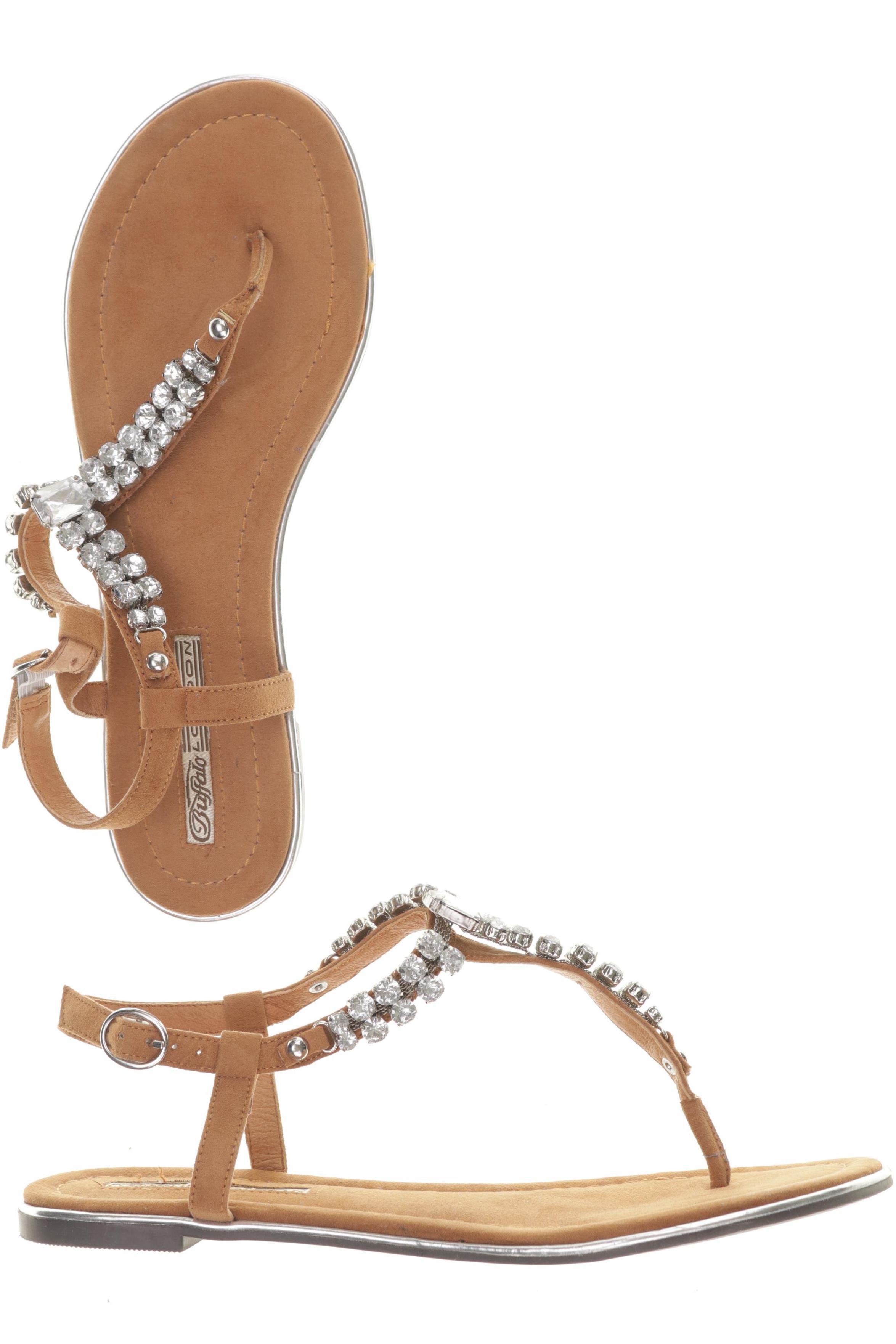 

Buffalo London Damen Sandale, braun, Gr. 40