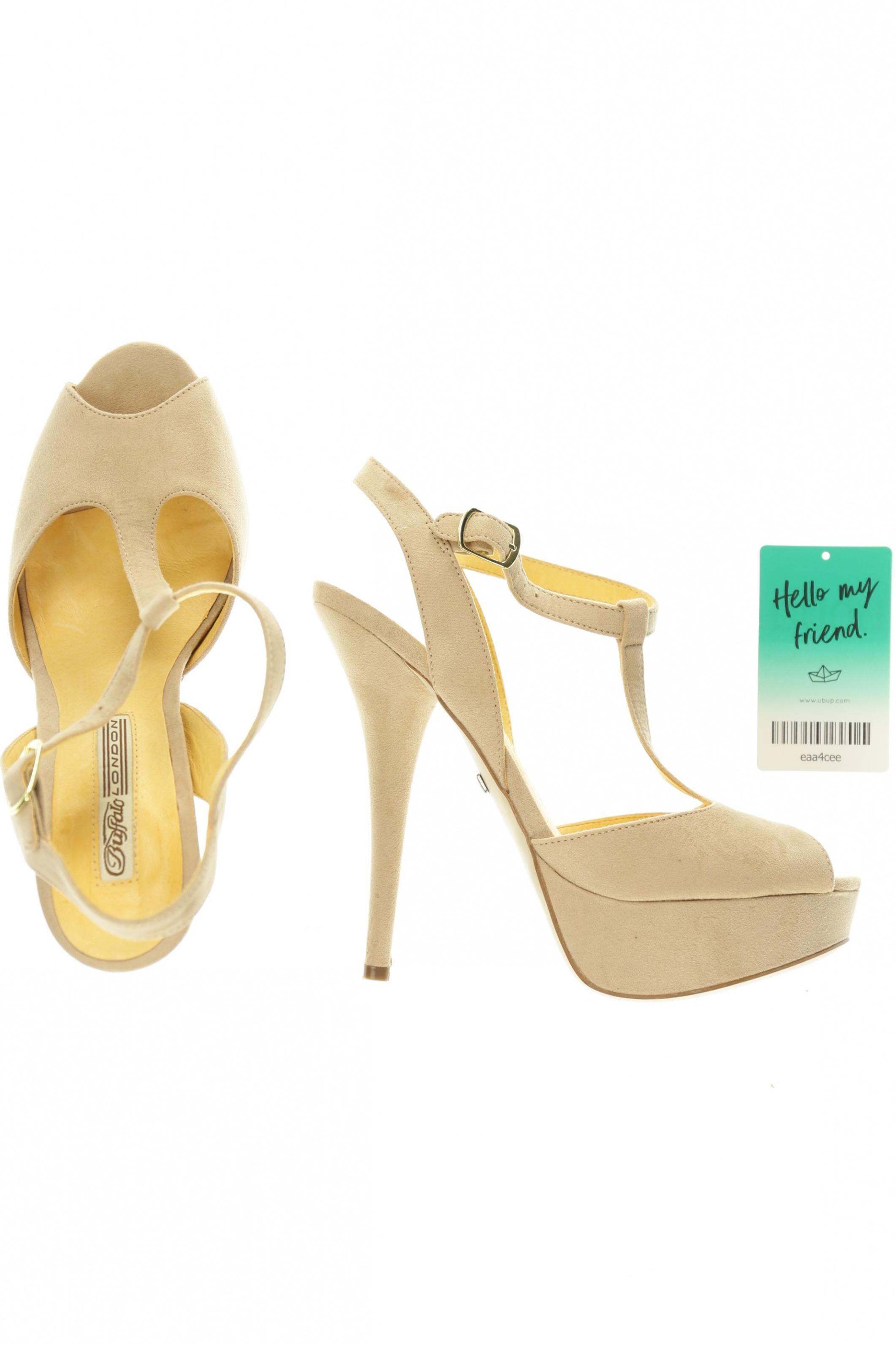 

Buffalo London Damen Sandale, beige, Gr. 38