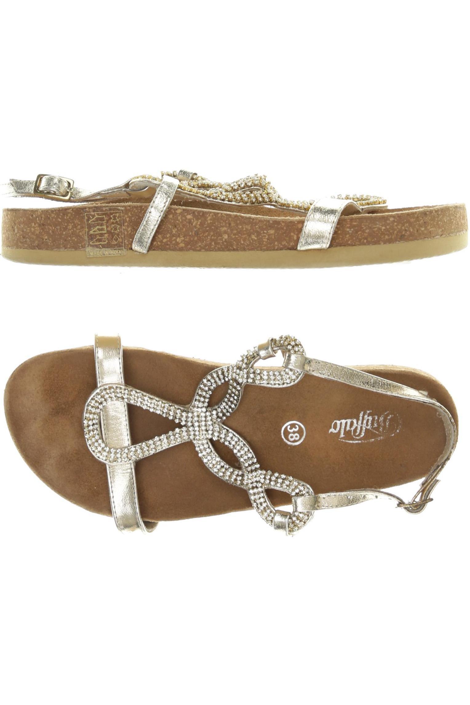 

Buffalo London Damen Sandale, gelb, Gr. 38