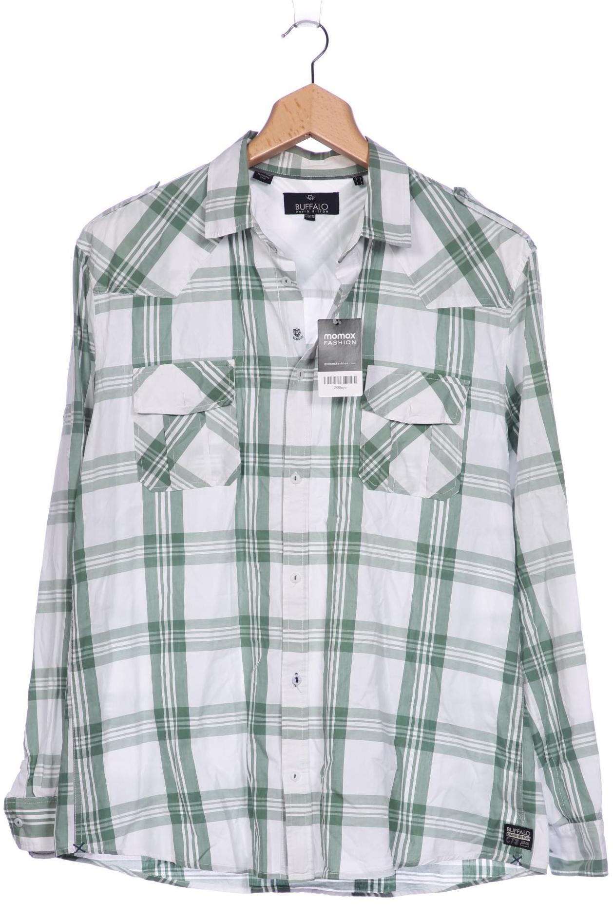 

Buffalo David Bitton Herren Hemd, grün, Gr. 56