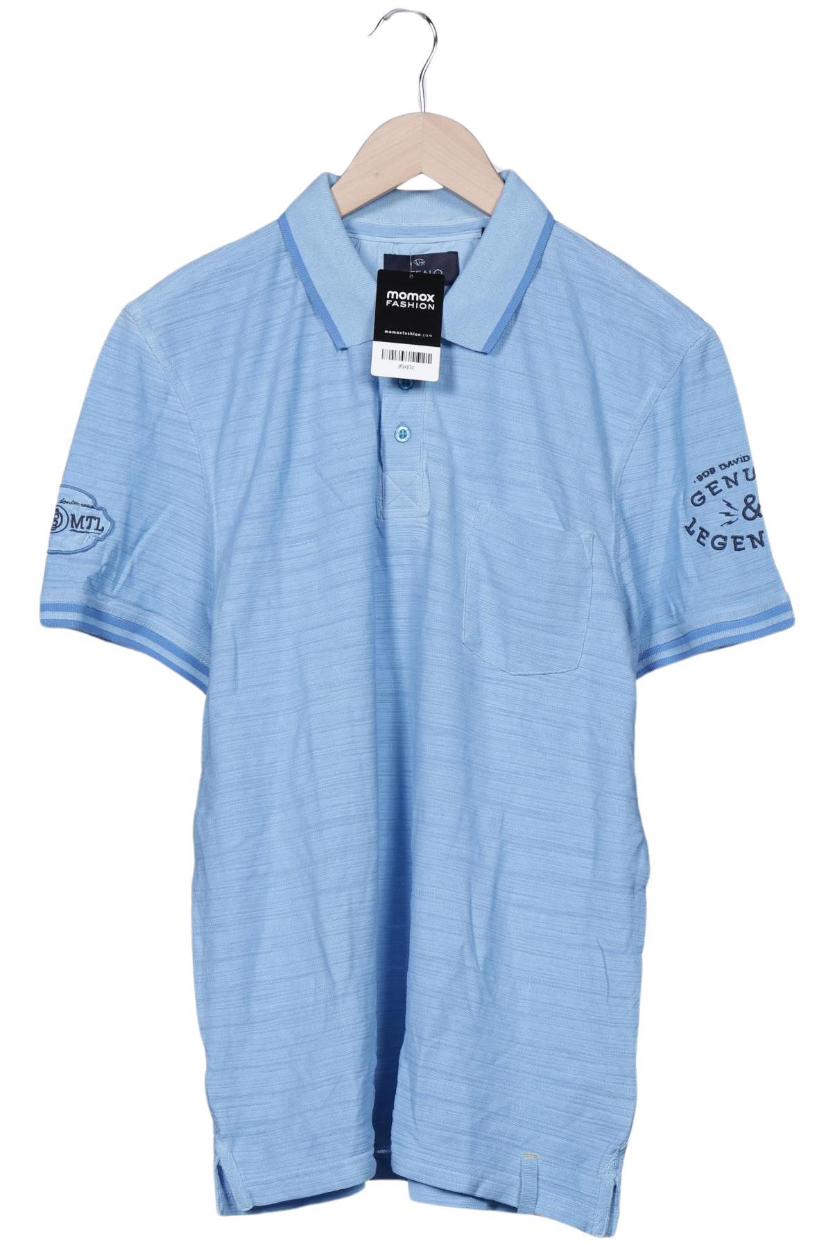 Thumbnail - Buffalo David Bitton Herren Poloshirt, blau, Gr. 52