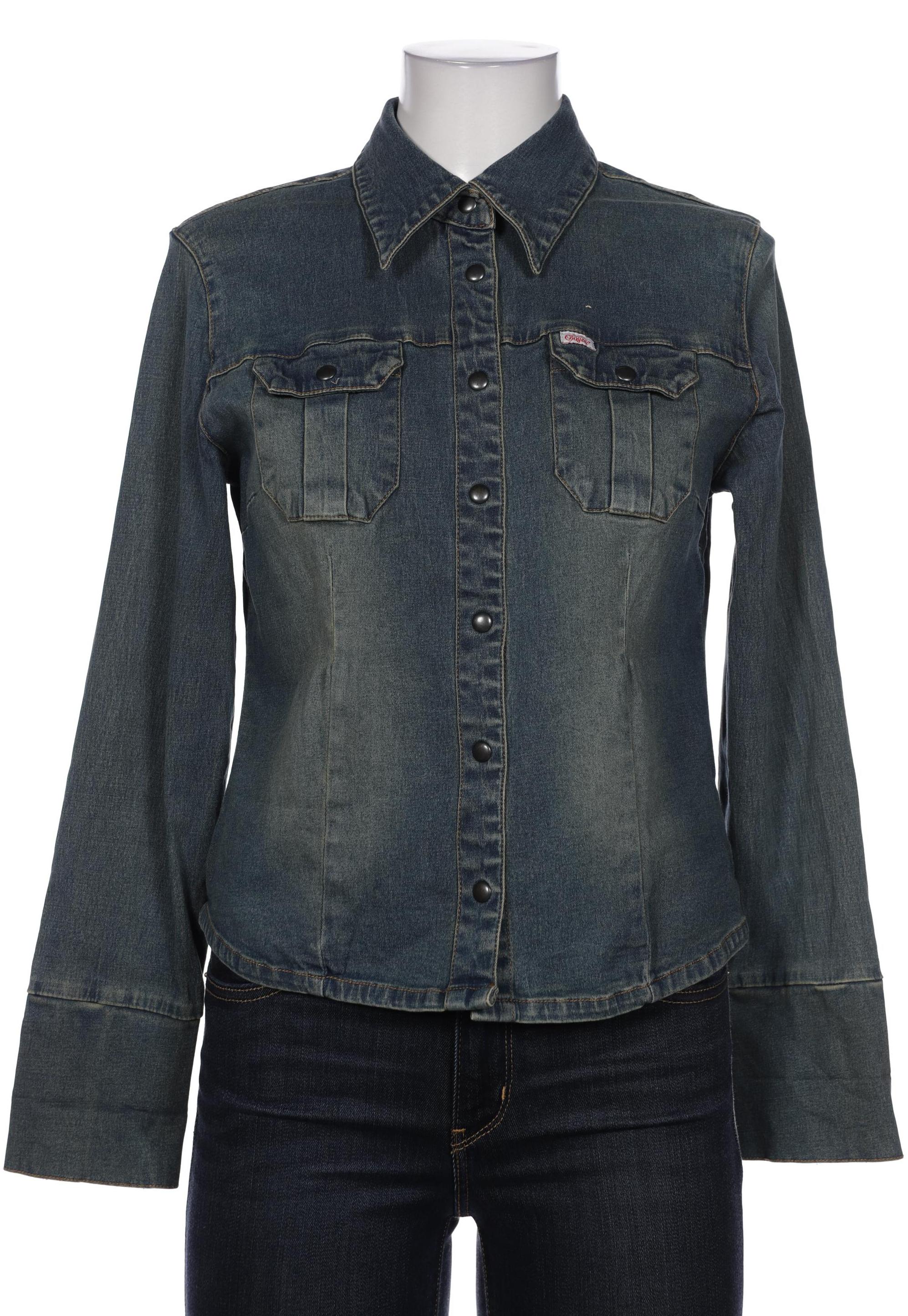 

Buffalo David Bitton Damen Bluse, blau, Gr. 40