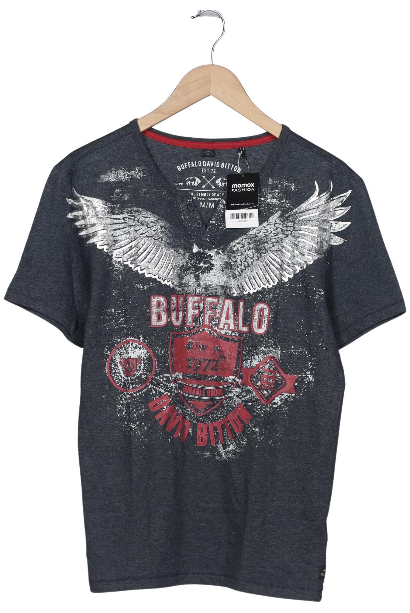 Thumbnail - Buffalo David Bitton Herren T-Shirt, marineblau, Gr. 48