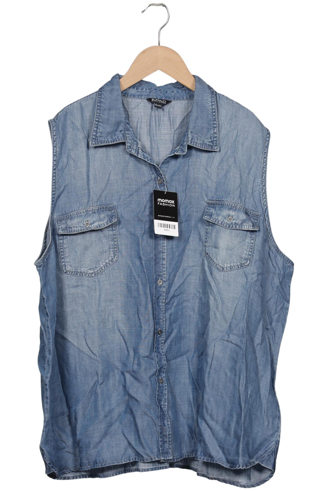 

Buffalo David Bitton Damen Bluse, blau, Gr. 46