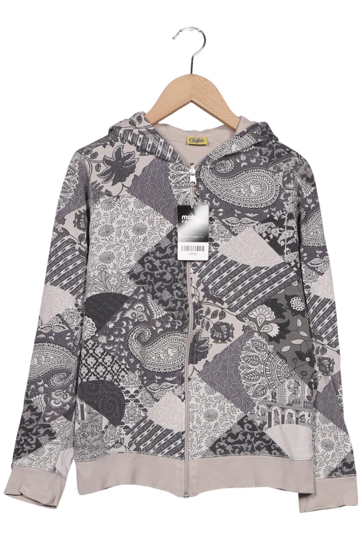 

Buffalo London Damen Kapuzenpullover, grau, Gr. 38