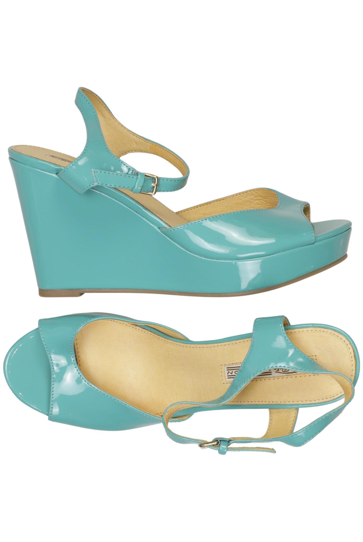 

Buffalo London Damen Sandale, türkis, Gr. 41