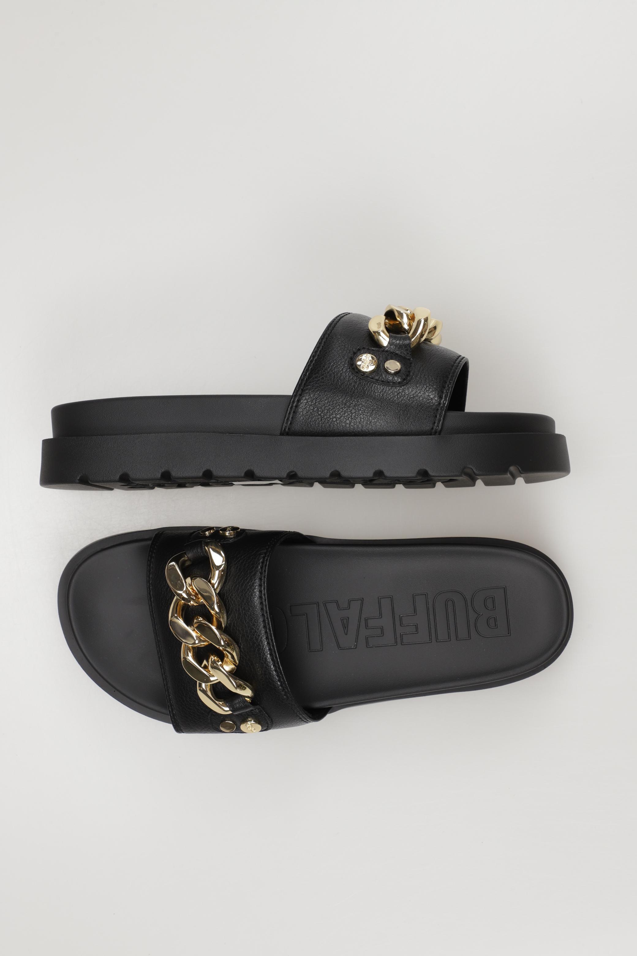 

Buffalo London Damen Sandale, schwarz, Gr. 39