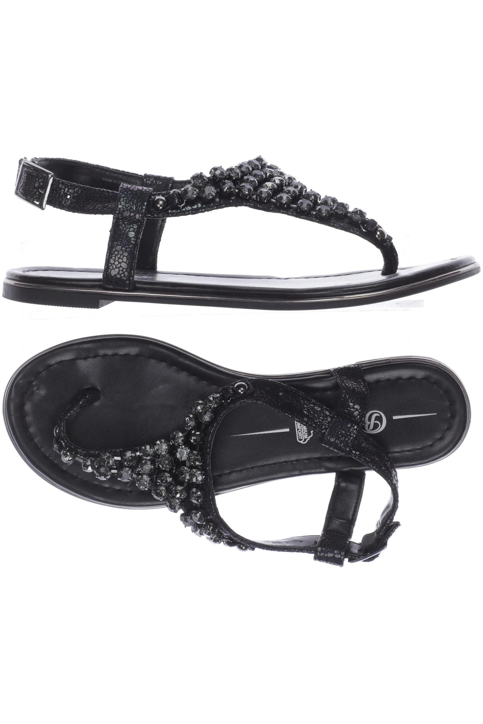 

Buffalo London Damen Sandale, schwarz, Gr. 37