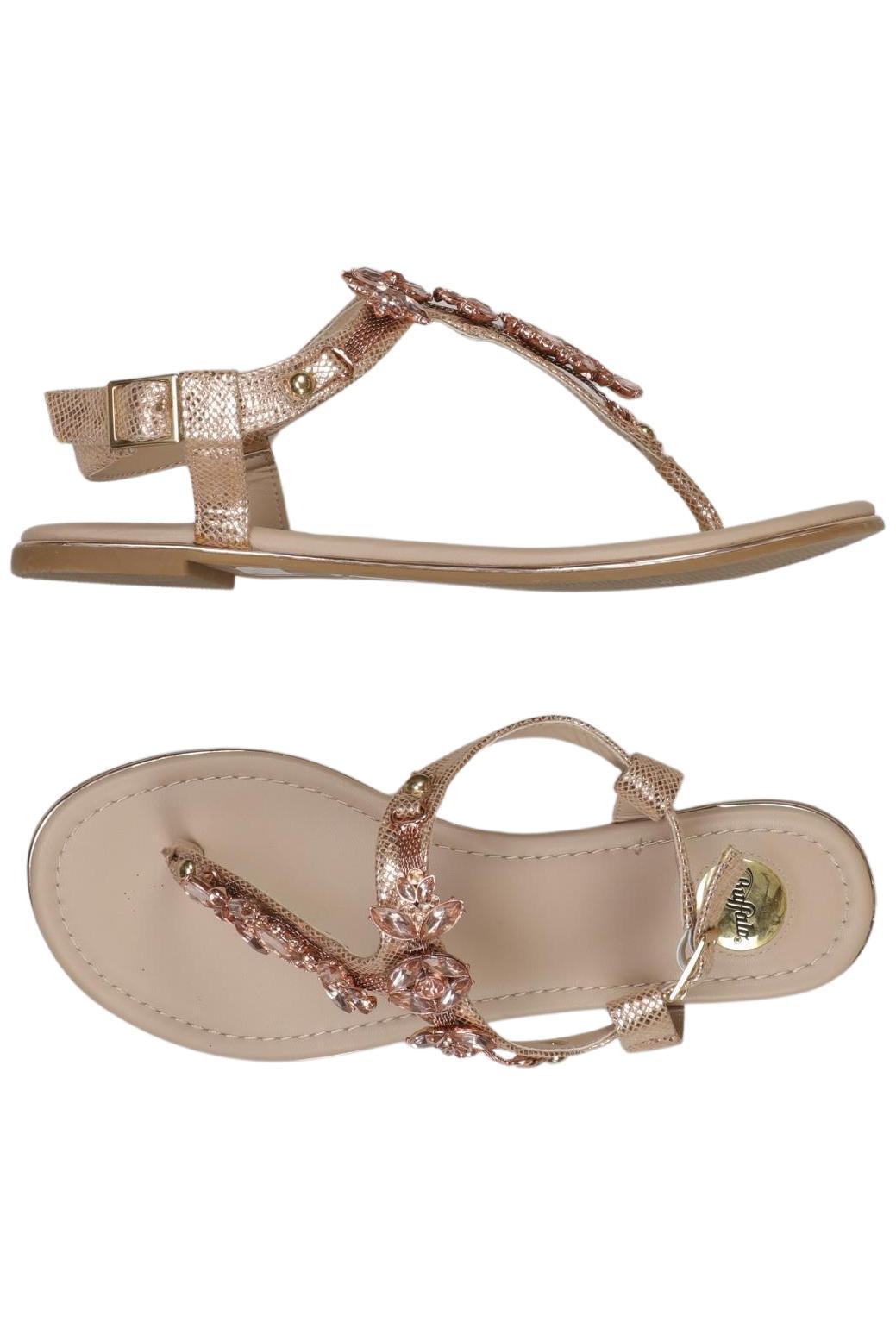 

Buffalo London Damen Sandale, gold, Gr. 39