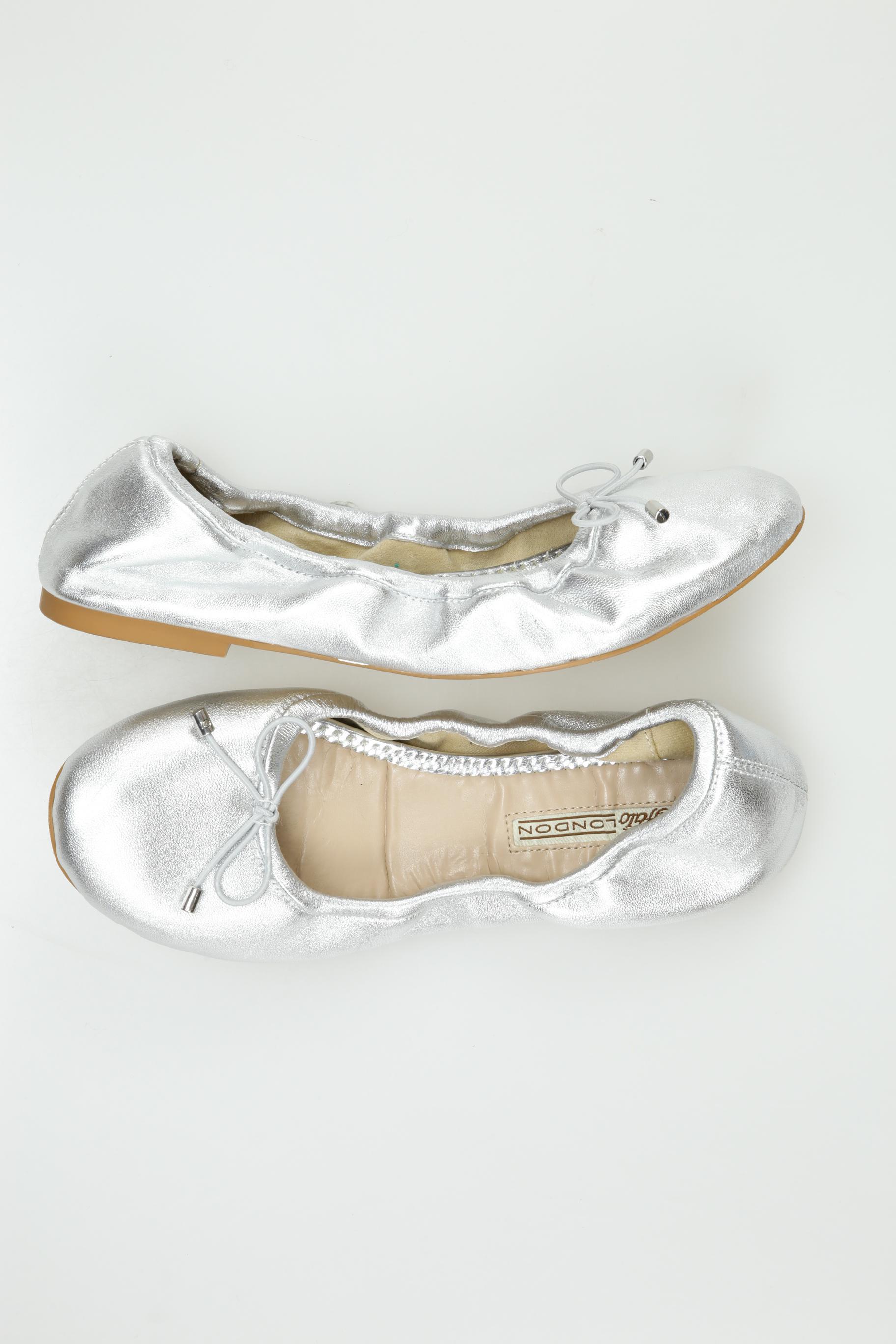 

Buffalo London Damen Ballerinas, silber, Gr. 38