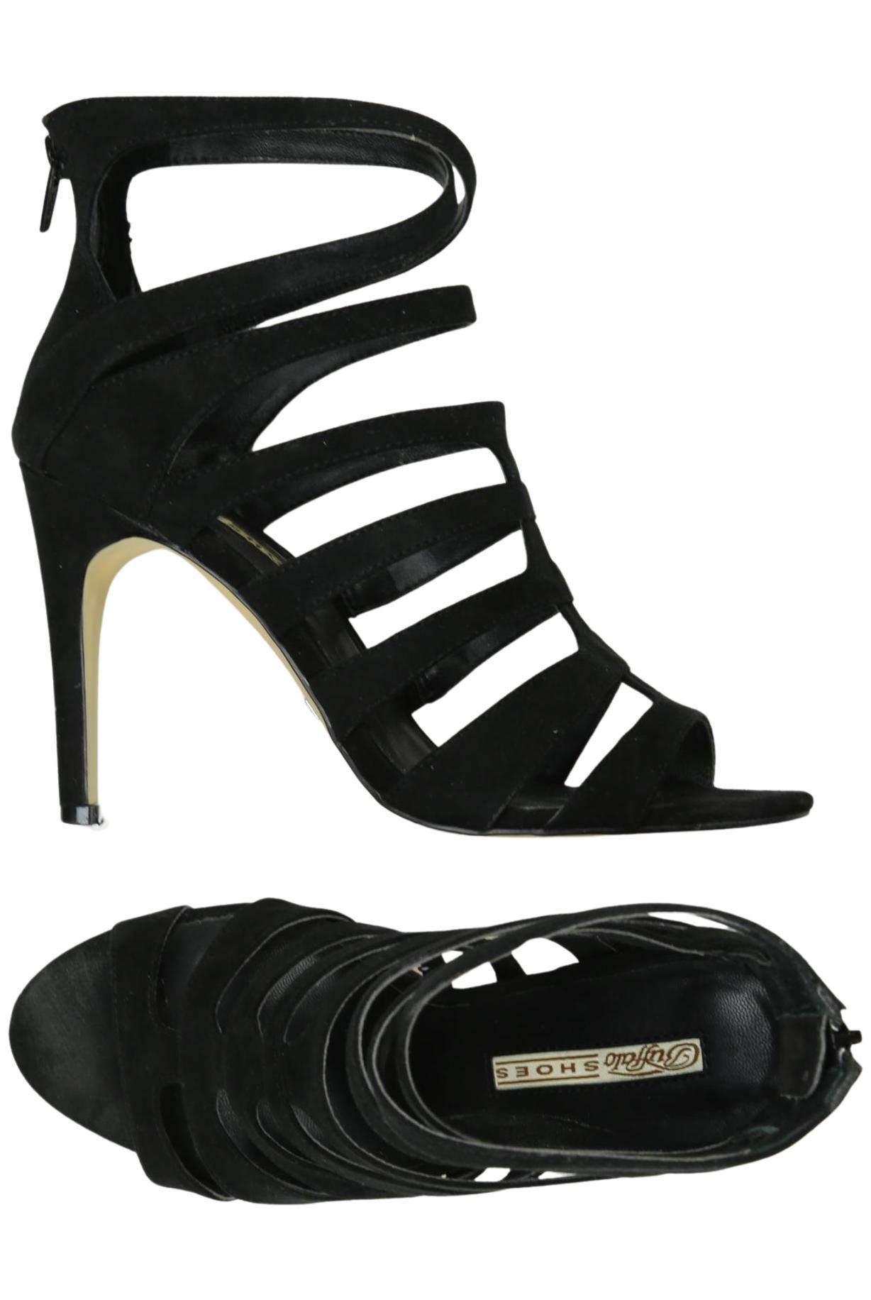 

Buffalo London Damen Sandale, schwarz, Gr. 38