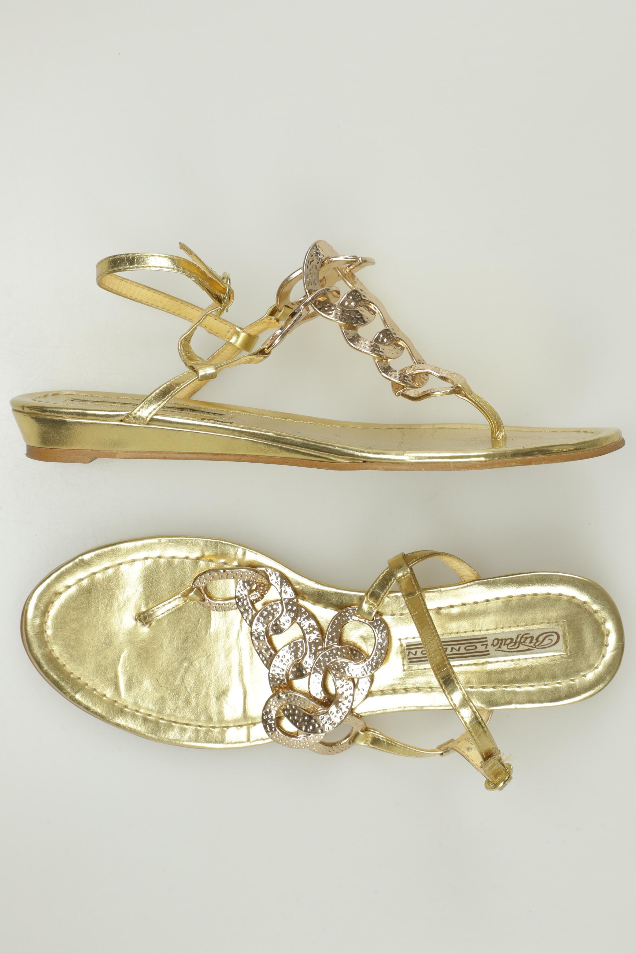 

Buffalo London Damen Sandale, gold, Gr. 39