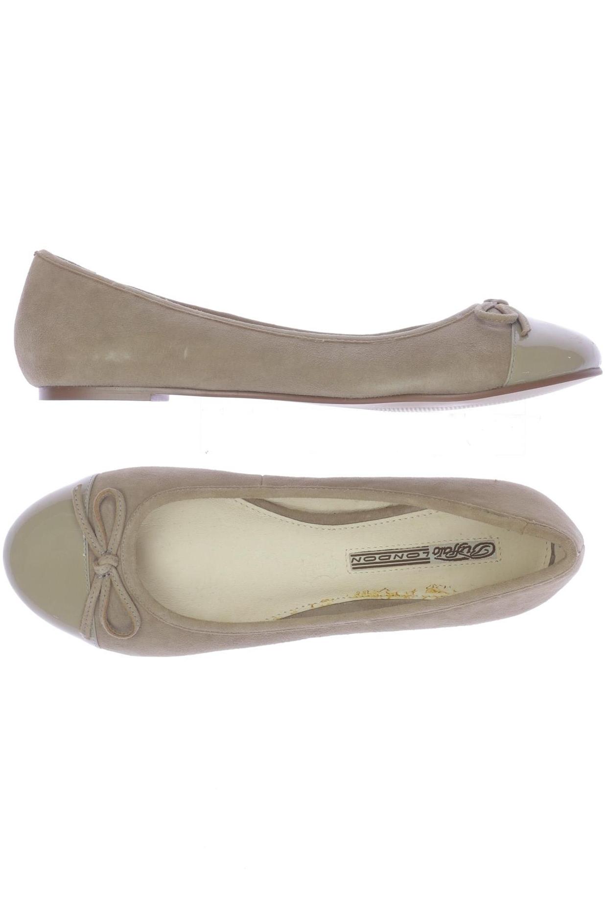 

Buffalo London Damen Ballerinas, beige, Gr. 38