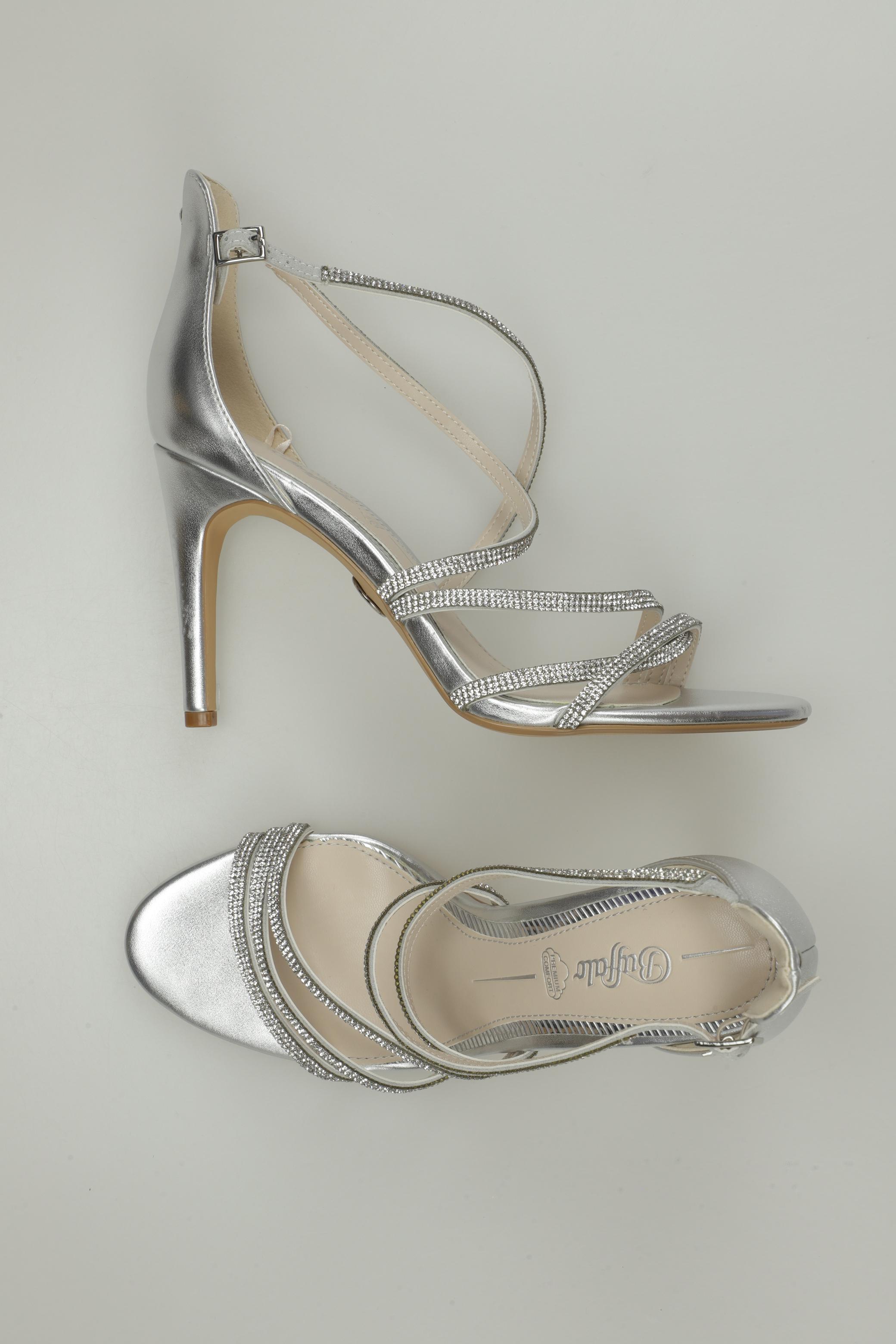 

Buffalo London Damen Pumps, silber, Gr. 39