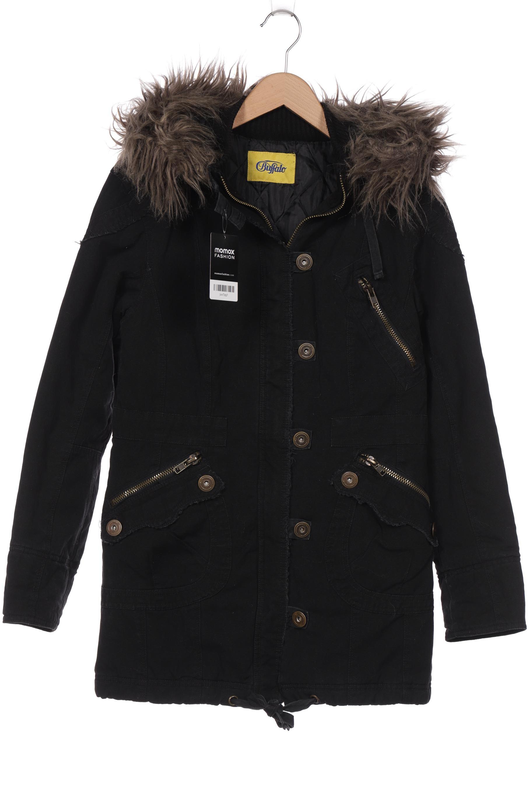

Buffalo London Damen Mantel, schwarz, Gr. 34