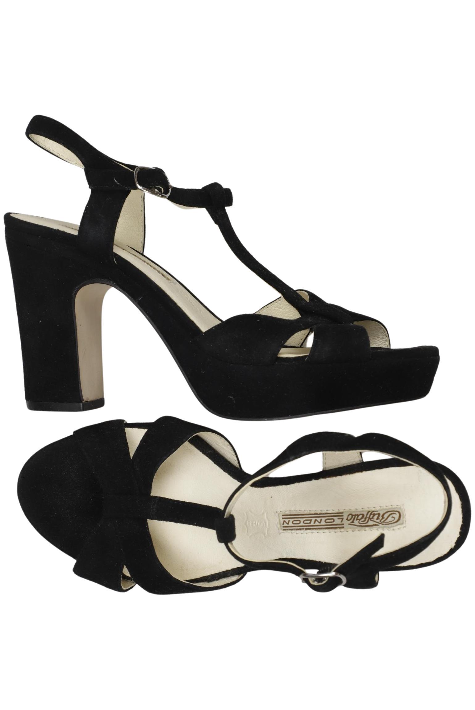 

Buffalo London Damen Sandale, schwarz, Gr. 37