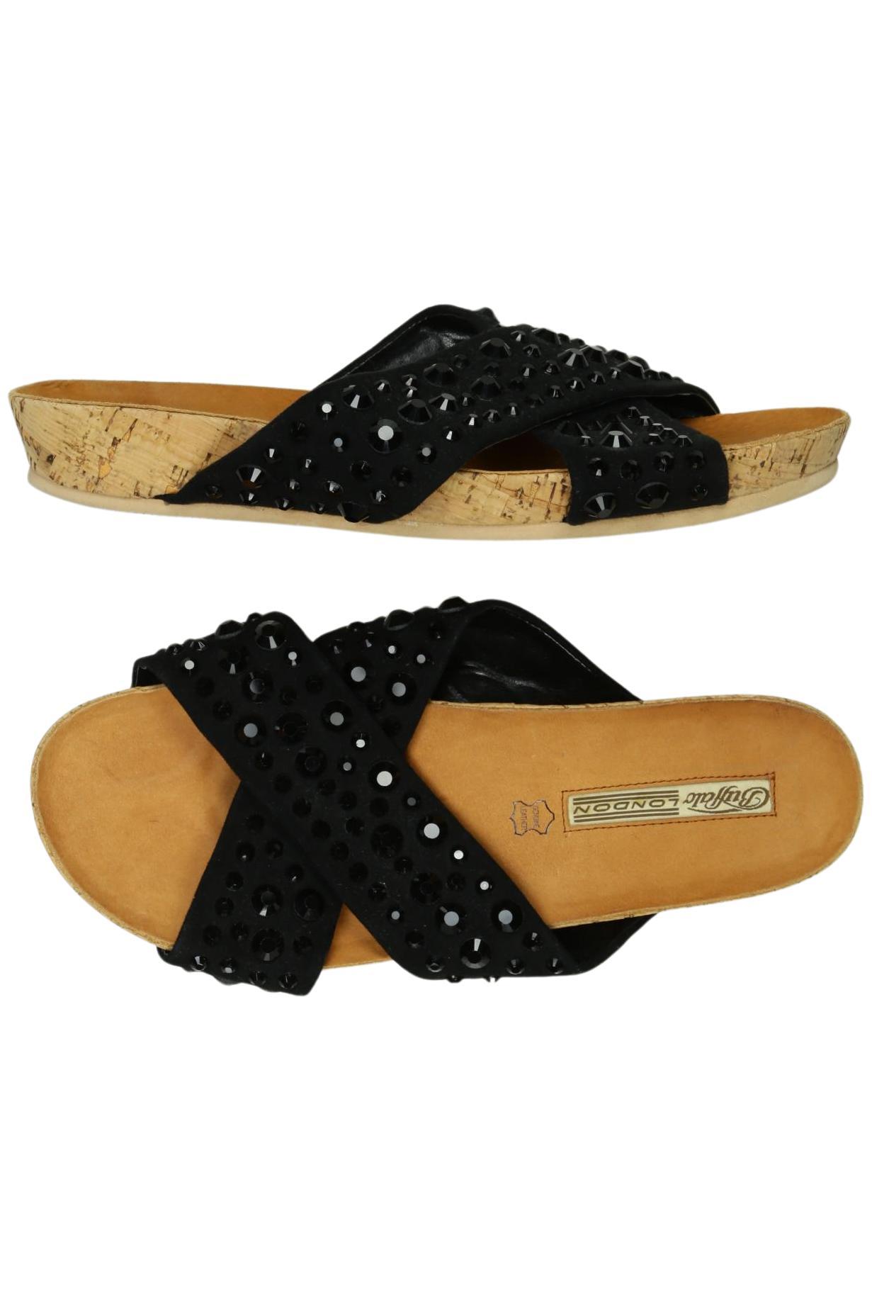 

Buffalo London Damen Sandale, schwarz, Gr. 39