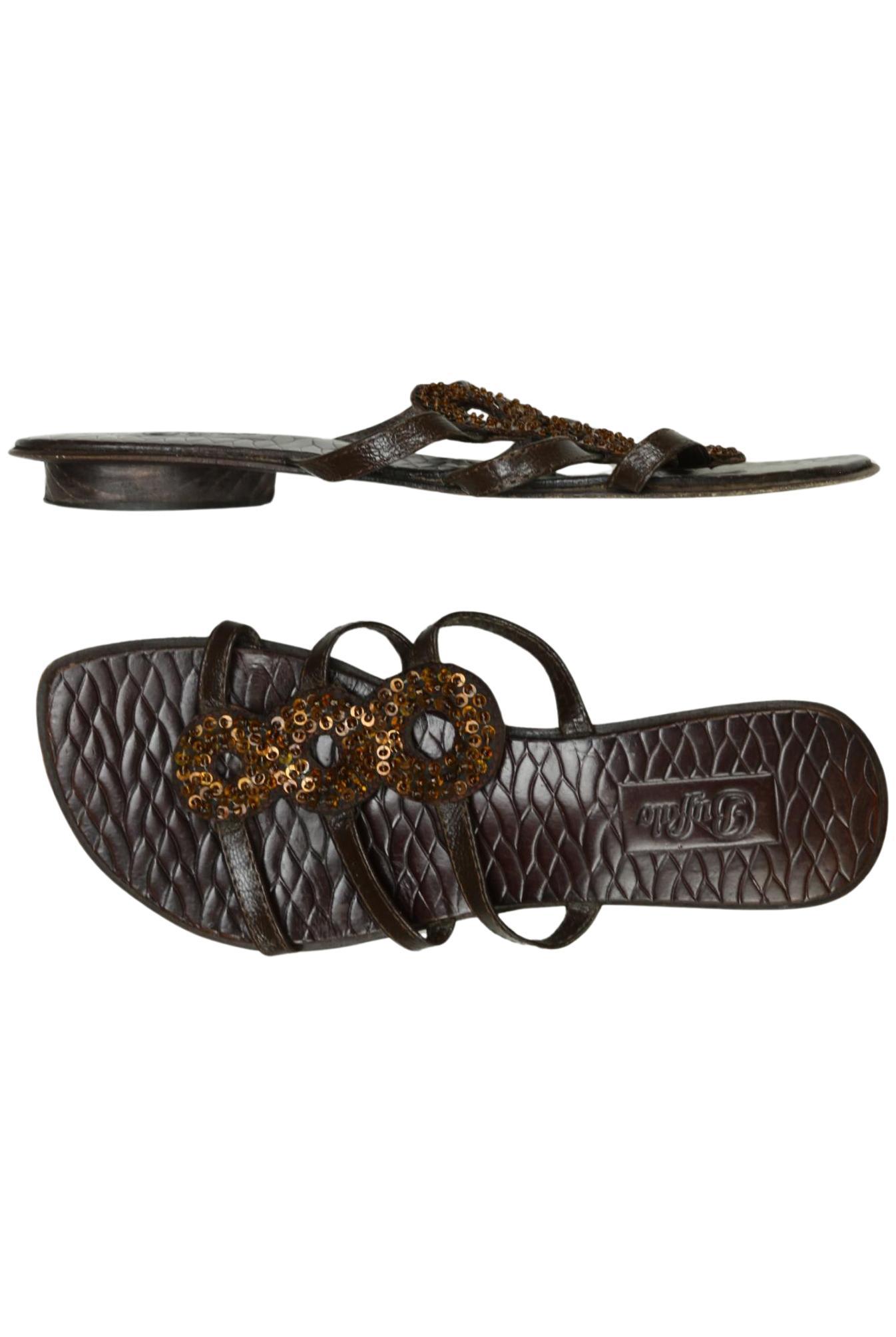 

Buffalo London Damen Sandale, braun, Gr. 38