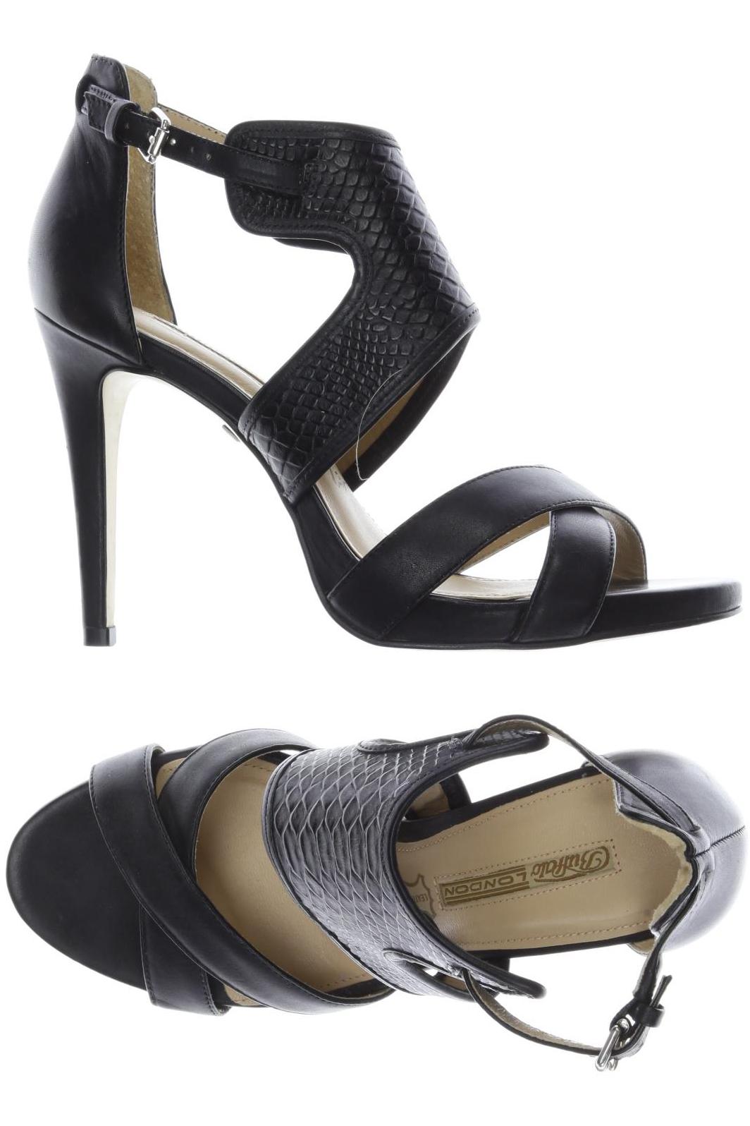 

Buffalo London Damen Sandale, schwarz, Gr. 39